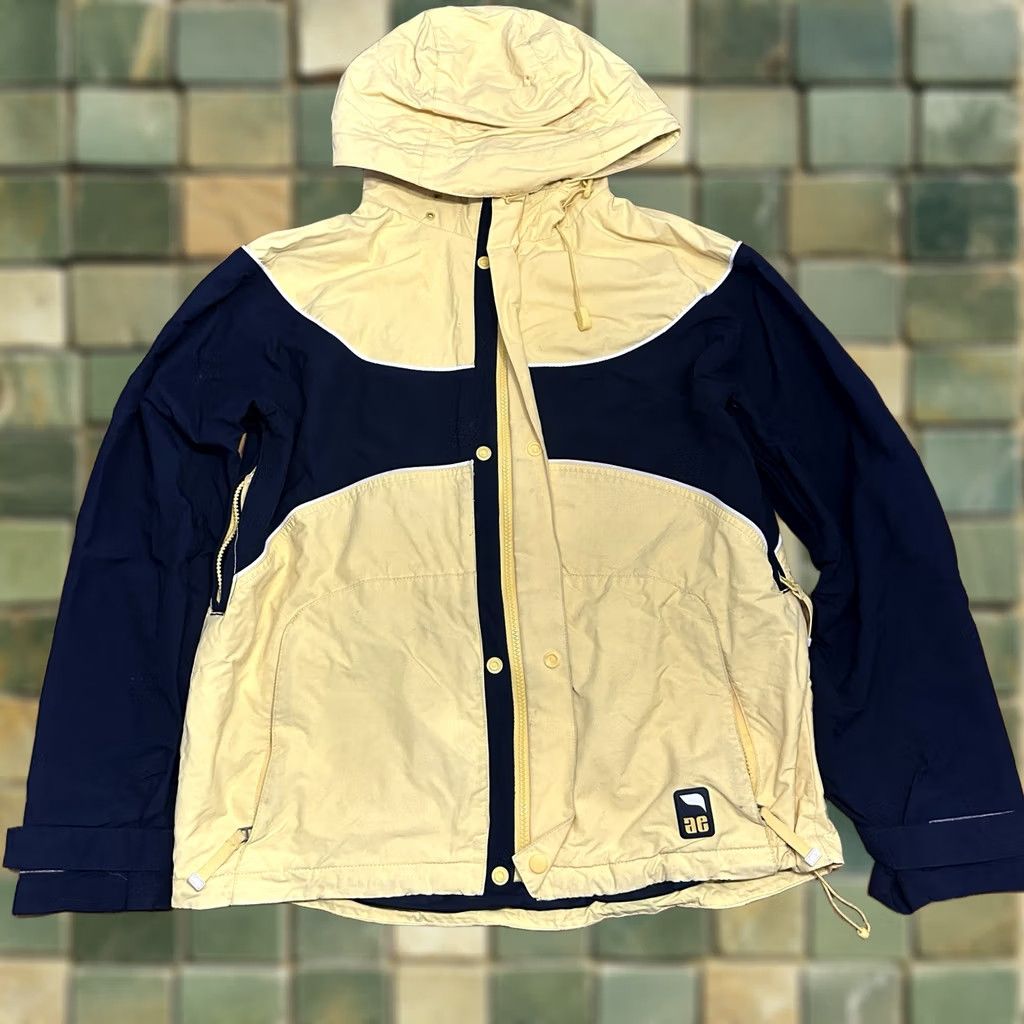American Eagle Outfitters VINTAGE American Eagle Yellow Hooded Windbreaker Jacket Men’s Medium Y2K AE77 Size US M / EU 48-50 / 2 - 1 Thumbnail
