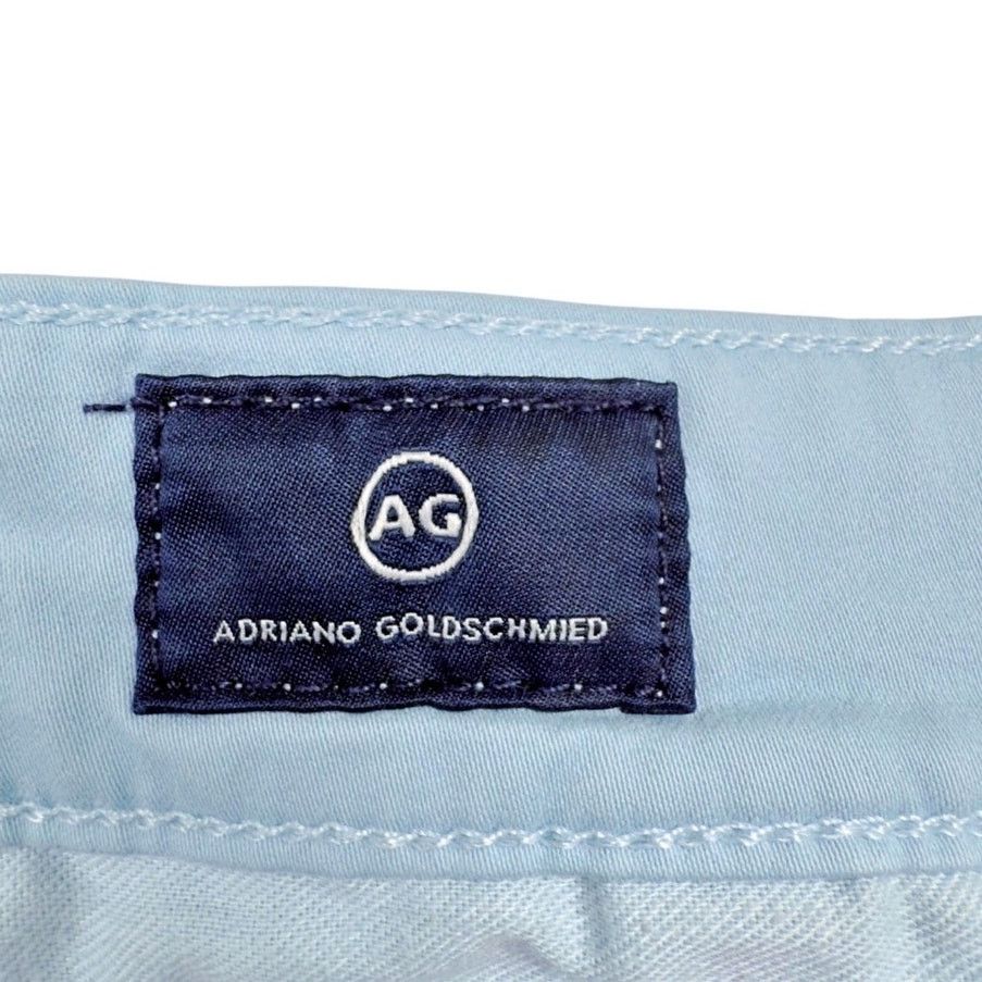 AG Adriano Goldschmied Adriano Goldschmied Wanderer Short Light Blue Slim Trouser Size US 38 / EU 54 - 8 Thumbnail