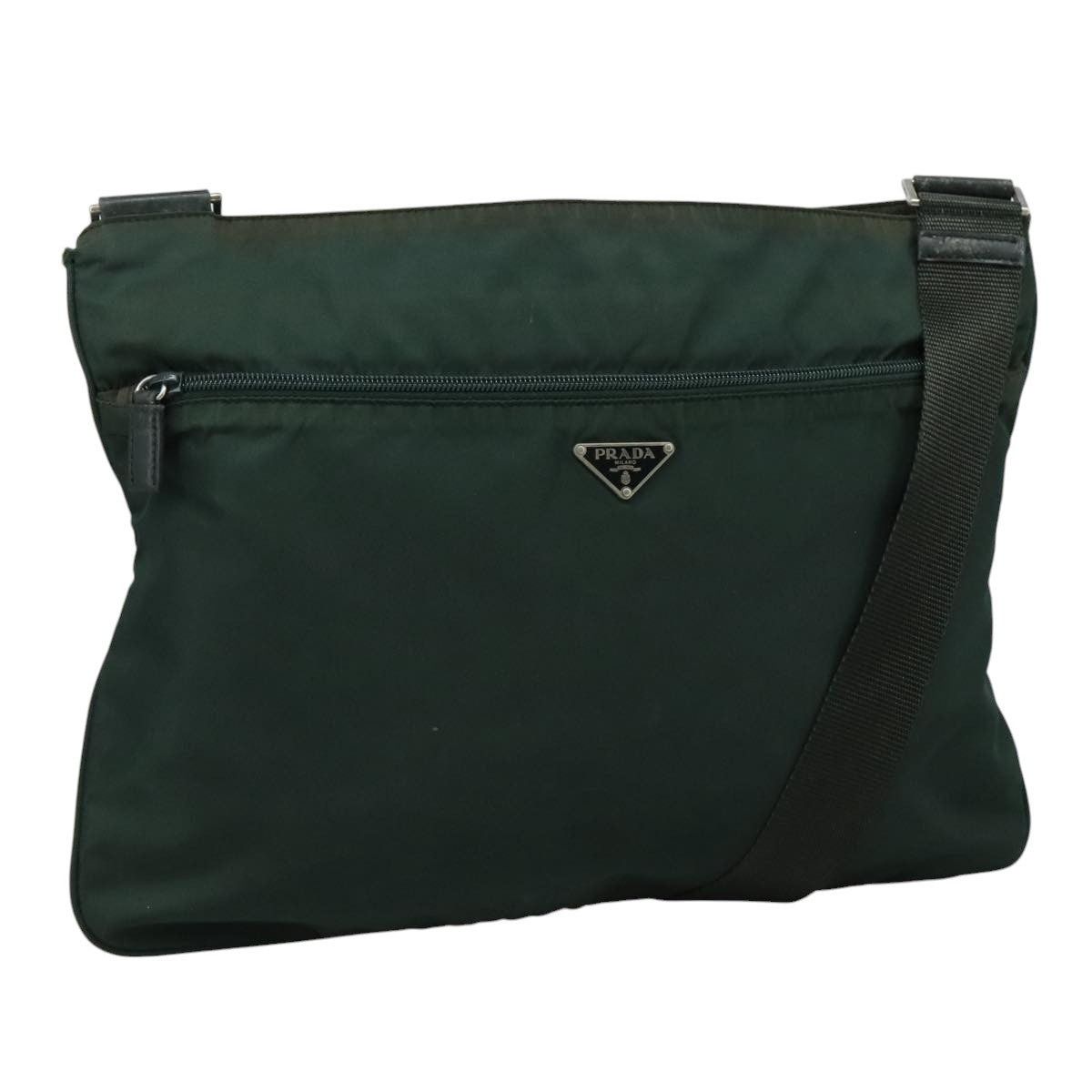 Prada Prada Prada Swing Bag Ebony/Green | Grailed