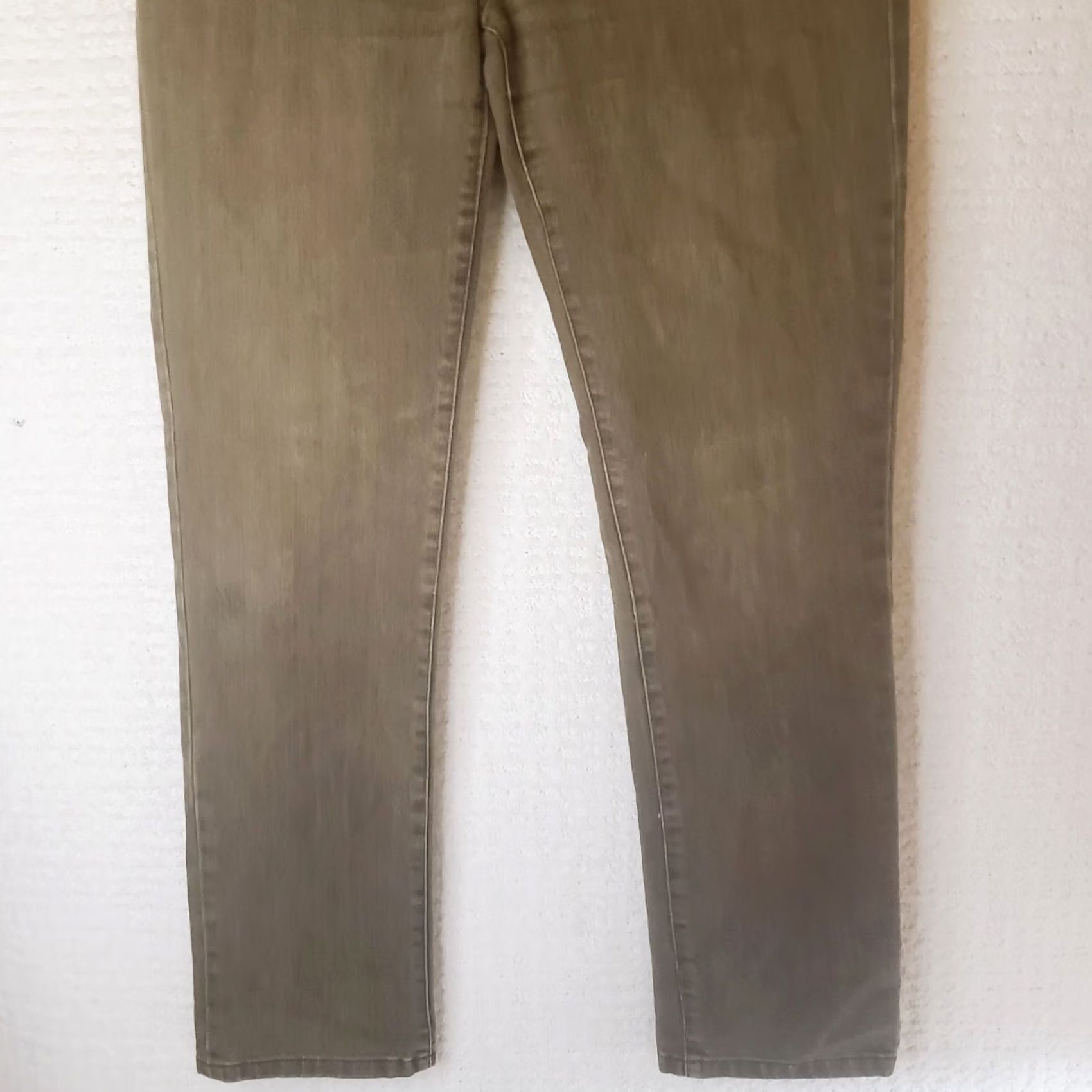 Ralph Lauren Lauren Jean Co. Jeans Brown Denim 30x30 5-Pocket Zip Button Logo Classic Straight Womens Size 4 Distressed No N/A Size 27" / US 4 / IT 40 - 2 Thumbnail