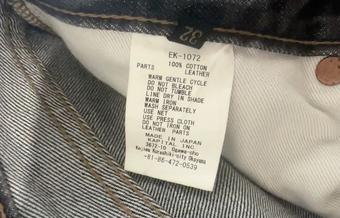Kapital Kapital Stitch Embroidered Jeans 2412-Nextarrow Size US 32 / EU 48 - 8 Thumbnail