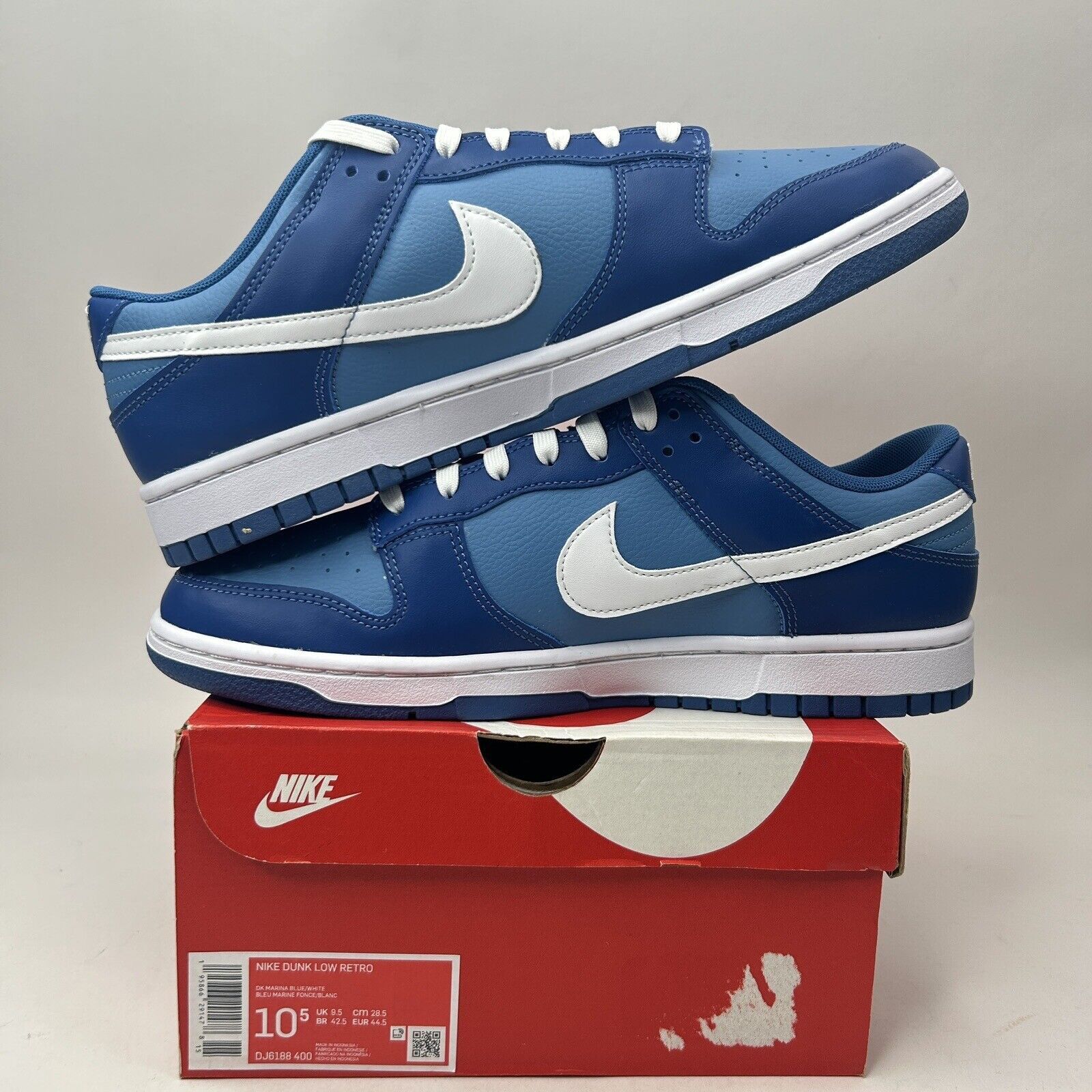 Nike Nike Dunk Low Retro “Dark Marina Blue” 2023 Size US 10.5 / EU 43-44 - 3 Thumbnail