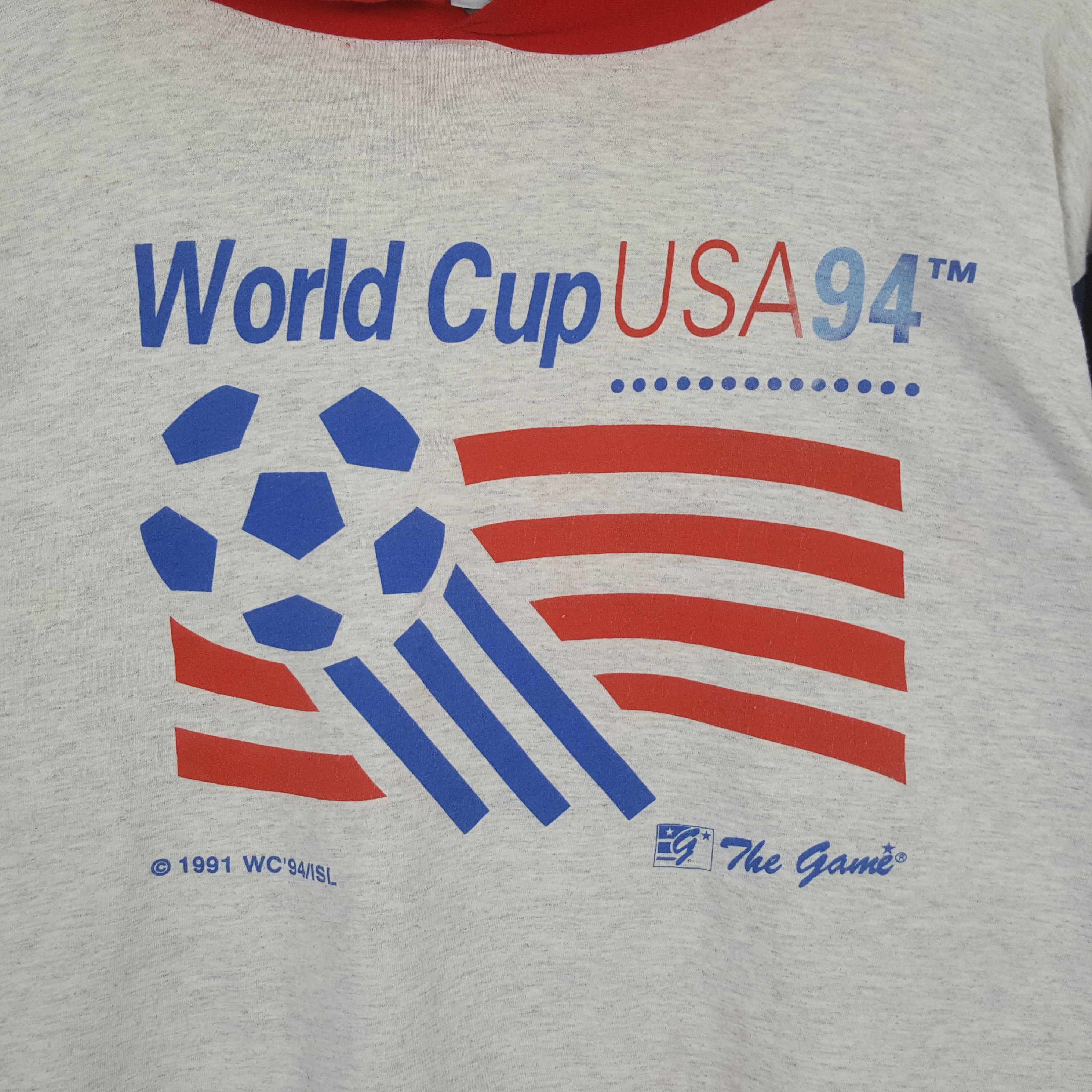 The Game × Vintage Vintage WORLD CUP USA 94 Sportswear Hoodies C285N180 Size US XL / EU 56 / 4 - 2 Thumbnail