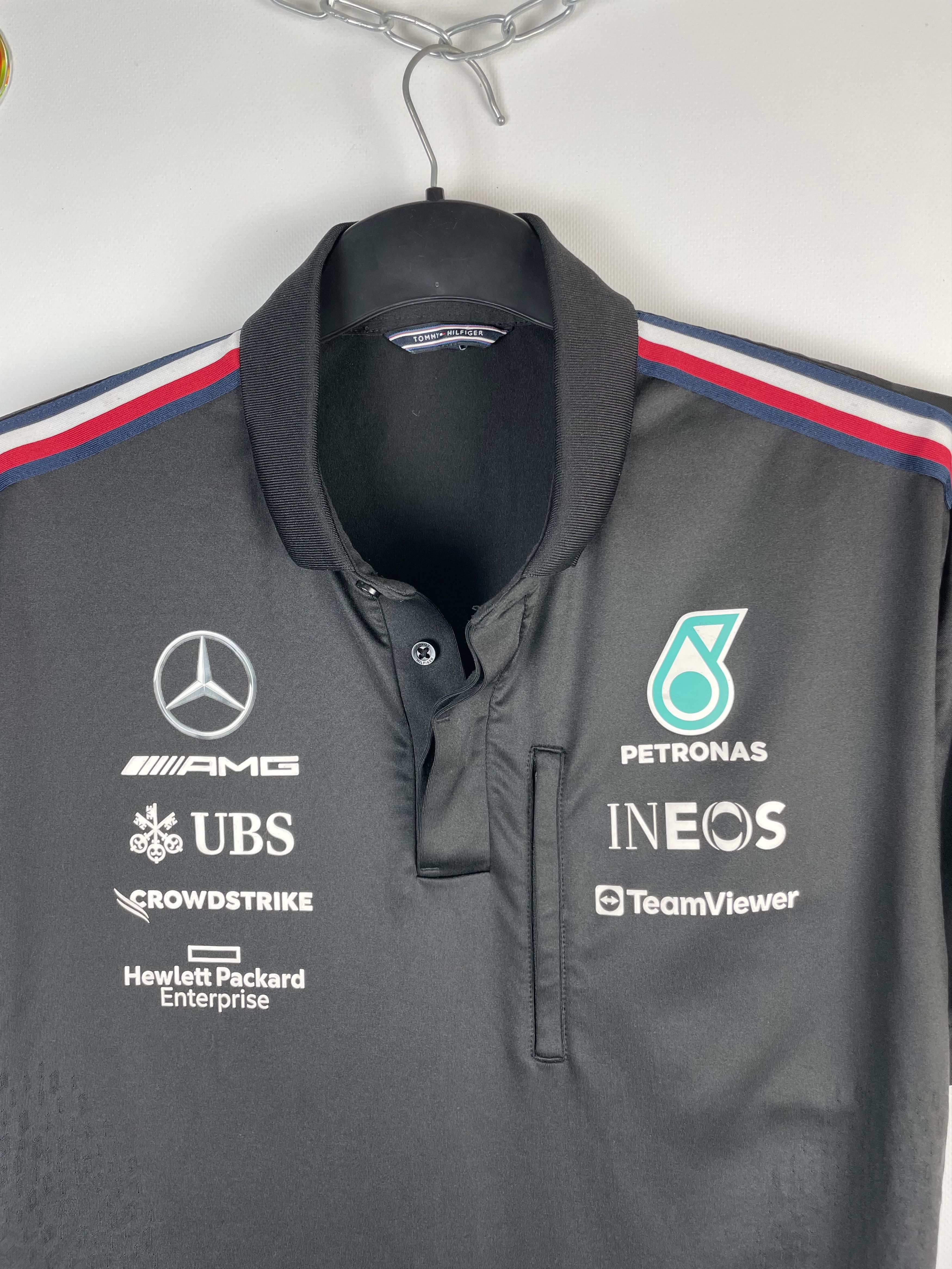Mercedes-Benz × Vintage Mersedes Benz AMG shirt polo Petronas Size US L / EU 52-54 / 3 - 4 Thumbnail