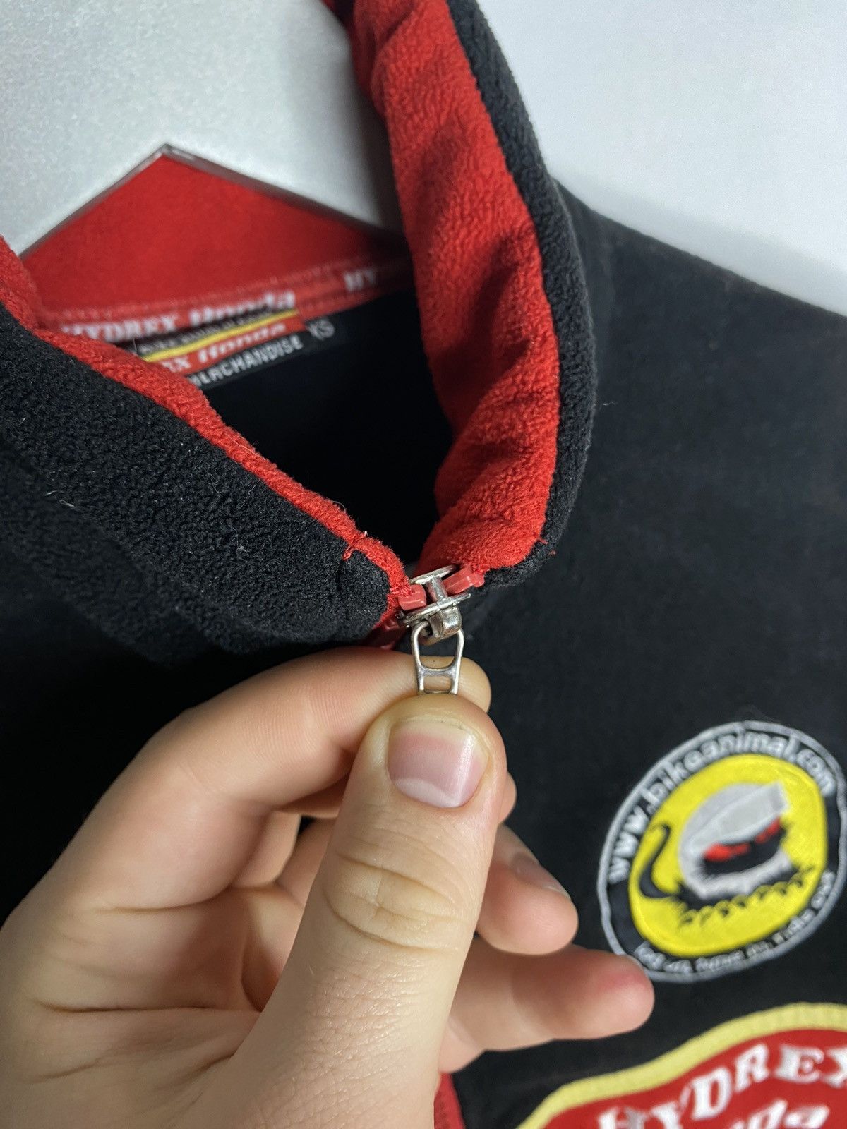 🔥 Honda HYDREX Biker Full Zip Fleece Jacket F1 Team 🔥