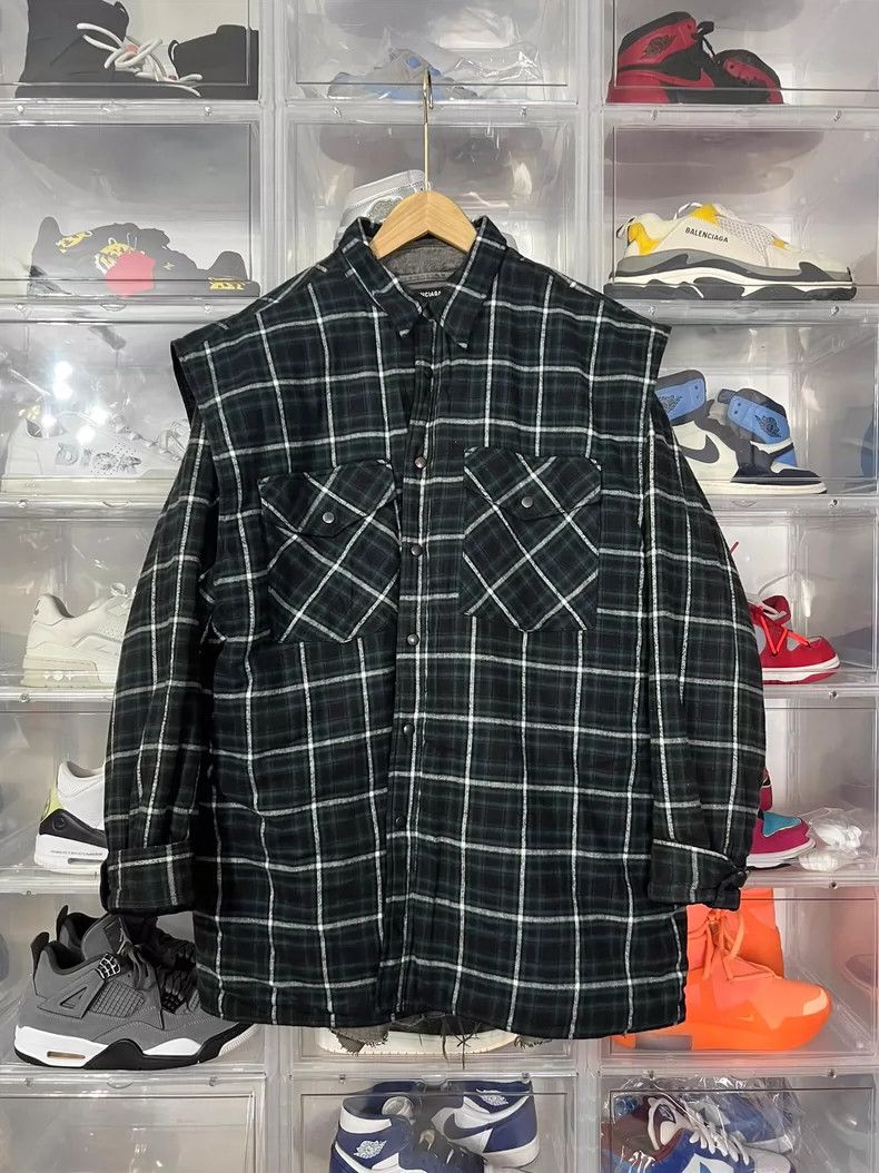 Balenciaga Balenciaga size 38 Fake two cotton-padded jacket coats Size S / US 4 / IT 40 - 1 Thumbnail