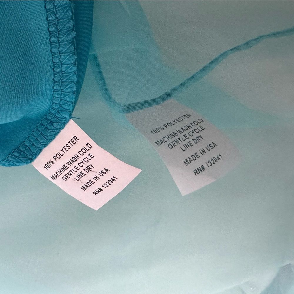 Amanda Uprichard Amanda Uprichard Blue Sheer Smith Top 2 Piece Set Size M / US 6-8 / IT 42-44 - 5 Thumbnail