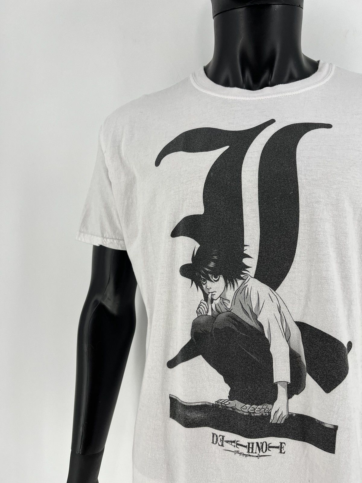 Anime × Japanese Brand Vintage DEATH NOTE DISTRESSED Promo T-shirt Character Size US XL / EU 56 / 4 - 6 Thumbnail