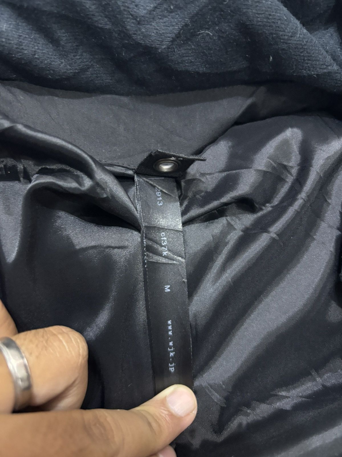 wjk Wjk y2k if six was nine leather mix jacket Size US L / EU 52-54 / 3 - 4 Thumbnail