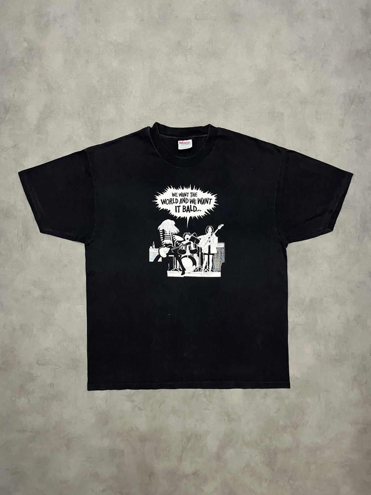Band Tees Vintage 1994 Love & Rockets “want it bald” T-shirt Size US XL / EU 56 / 4 - 1 Thumbnail