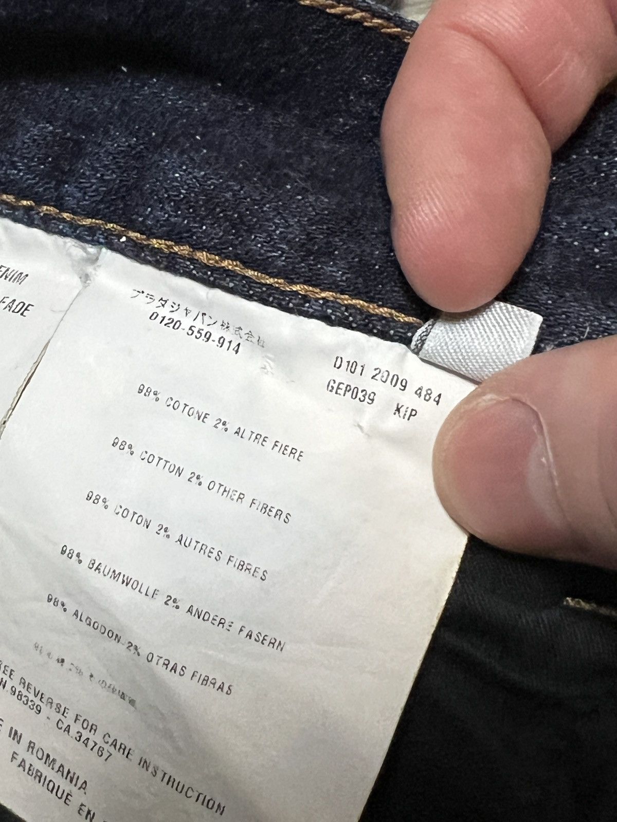 Prada Vintage Prada easy fit luxury men’s jeans Size US 31 - 9 Thumbnail