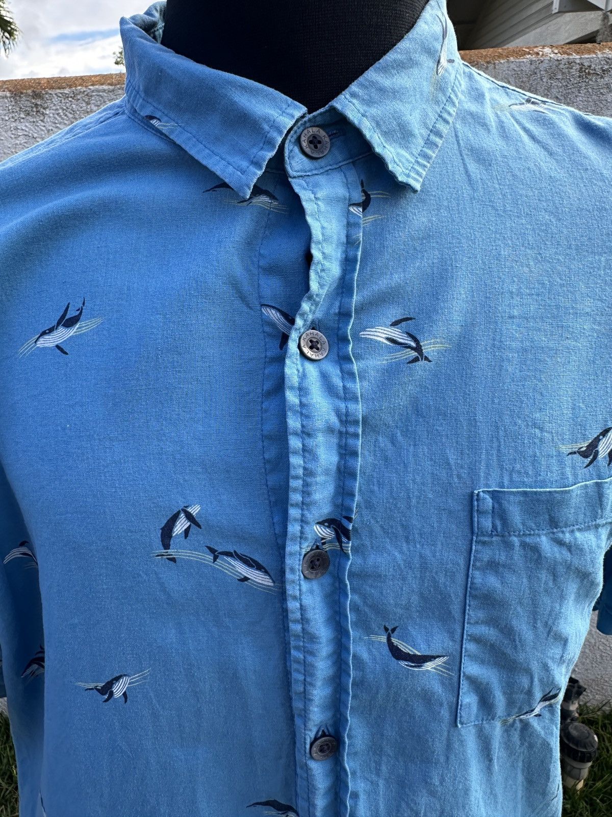 Other PreOwned Kahala Hawaiian Print Full Button Blue Men's Large Size US L / EU 52-54 / 3 - 3 Thumbnail