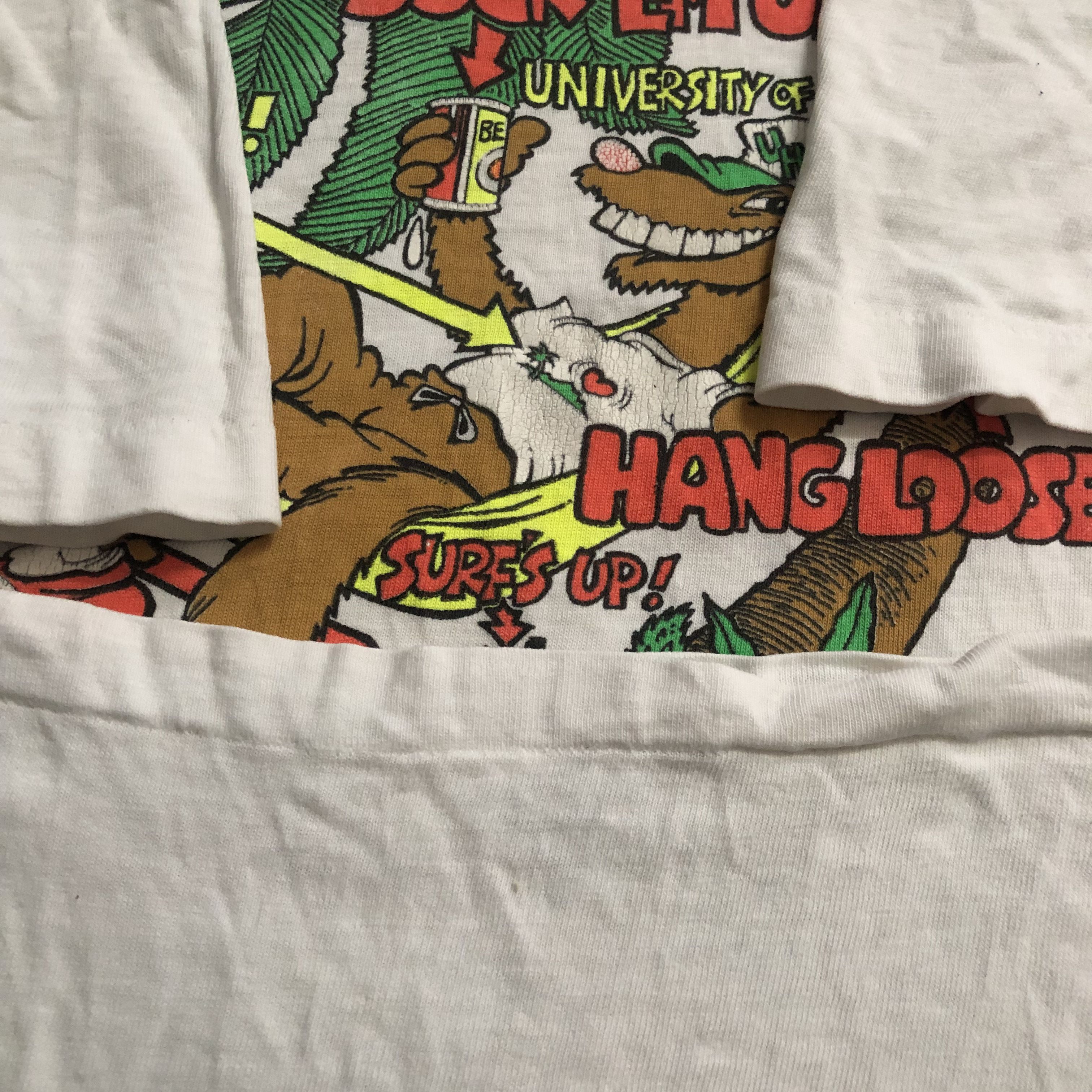 Hanes Vintage Distressed 80s Compleat Hawaii surf camel shirt M Size US M / EU 48-50 / 2 - 5 Thumbnail