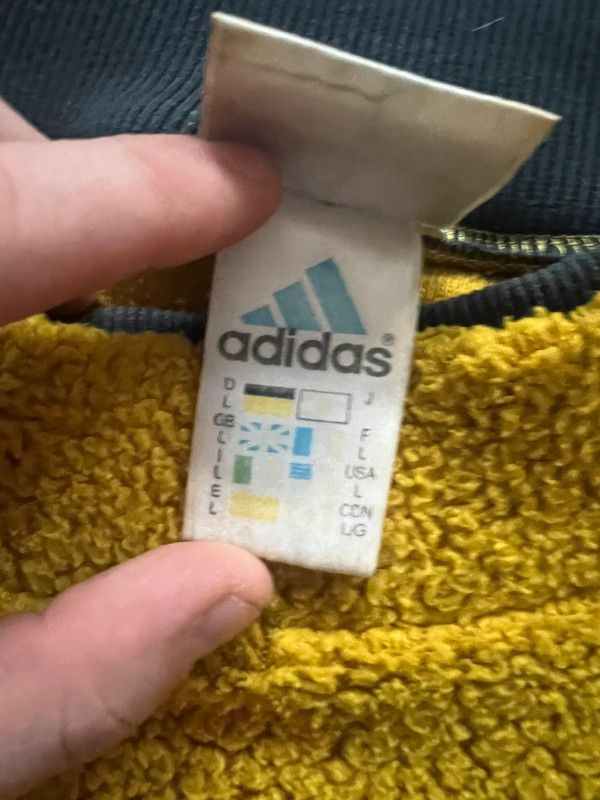Adidas × Vintage Crewneck Adidas Sherpa Vintage L Size US L / EU 52-54 / 3 - 5 Thumbnail
