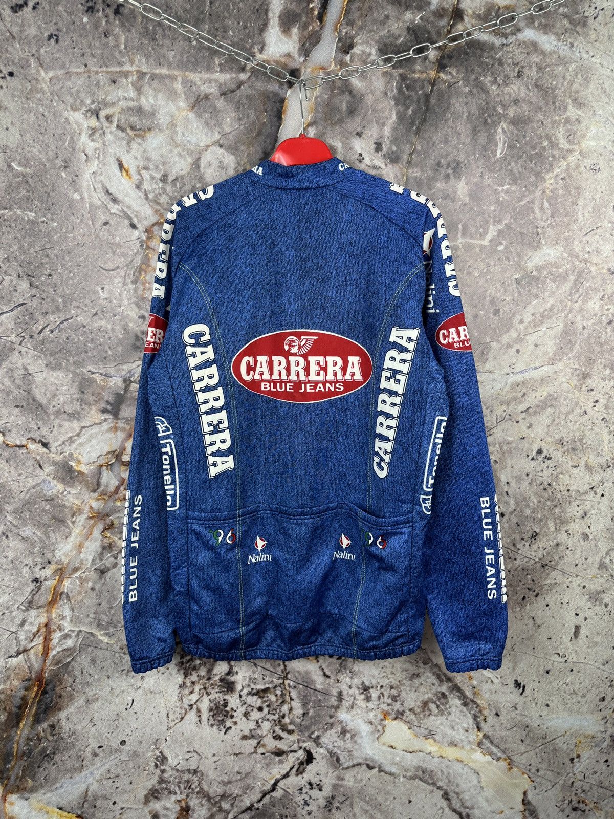 Carrera Men’s Carrera Blue Jeans Bike Jersey Jacket Cycling Size 6 Size US XL / EU 56 / 4 - 10 Thumbnail