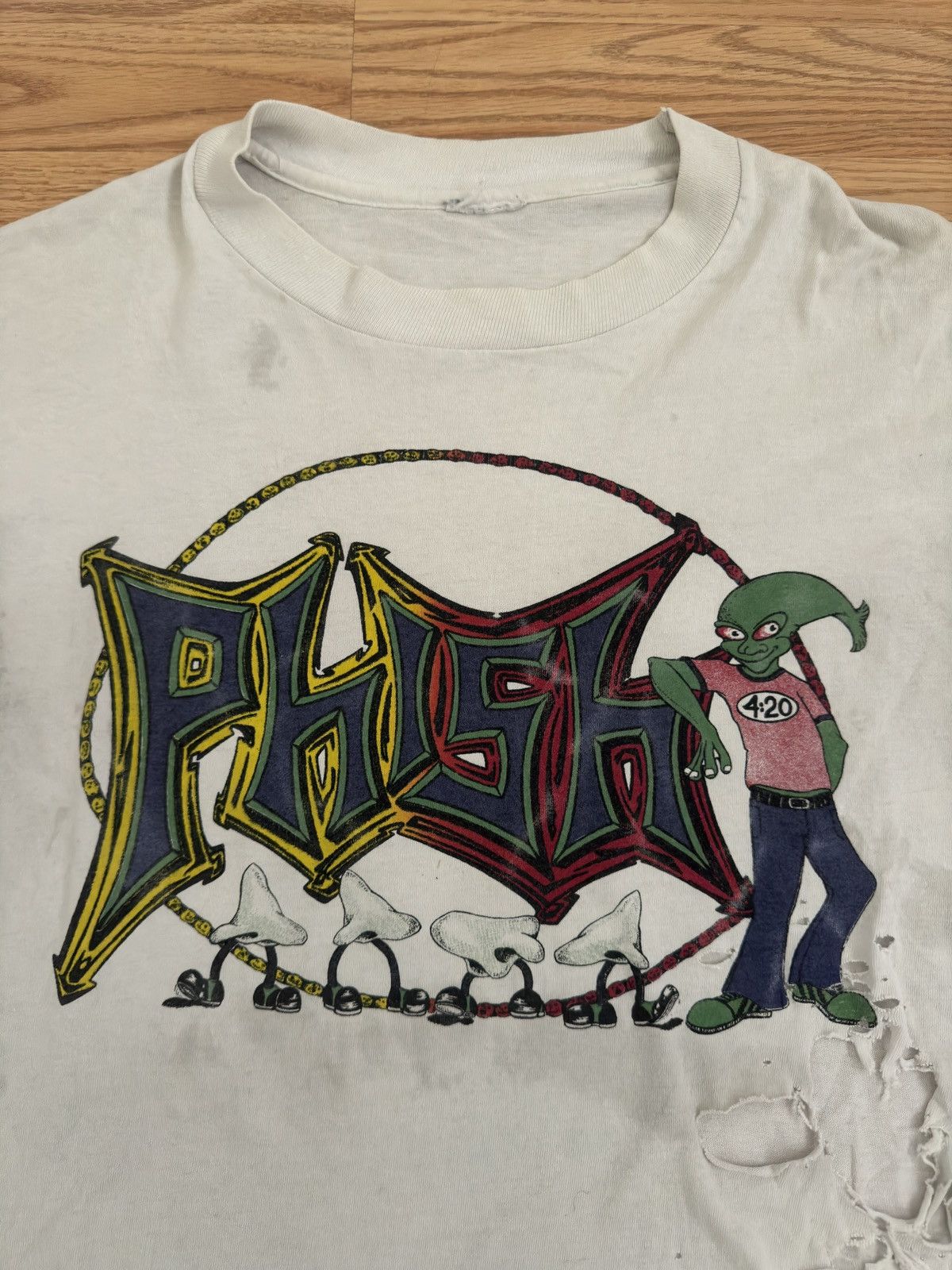 Vintage Thrashed Jim Pollock x Phish Tee Size US L / EU 52-54 / 3 - 4 Thumbnail