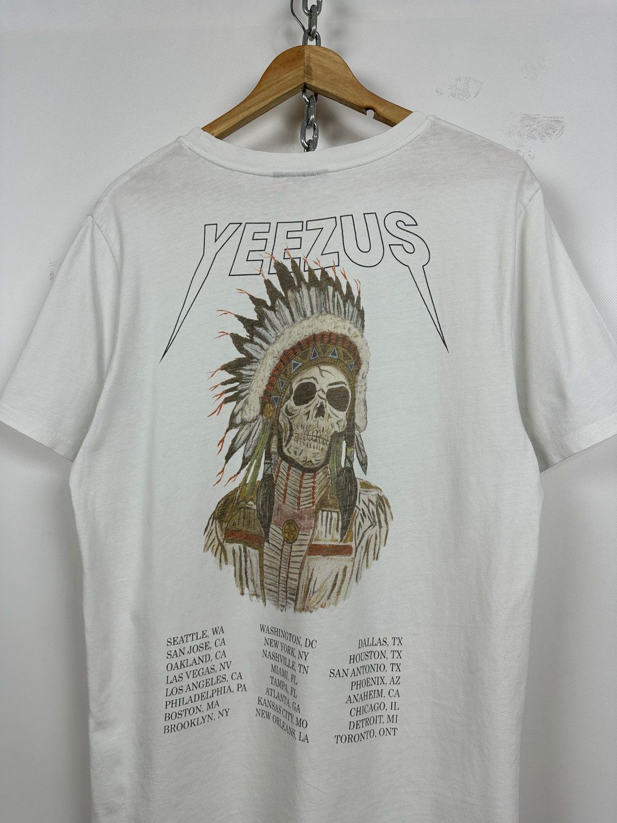 Band Tees 2013 Yeezus Kanye West Tour T-Shirt Size US L / EU 52-54 / 3 - 4 Thumbnail