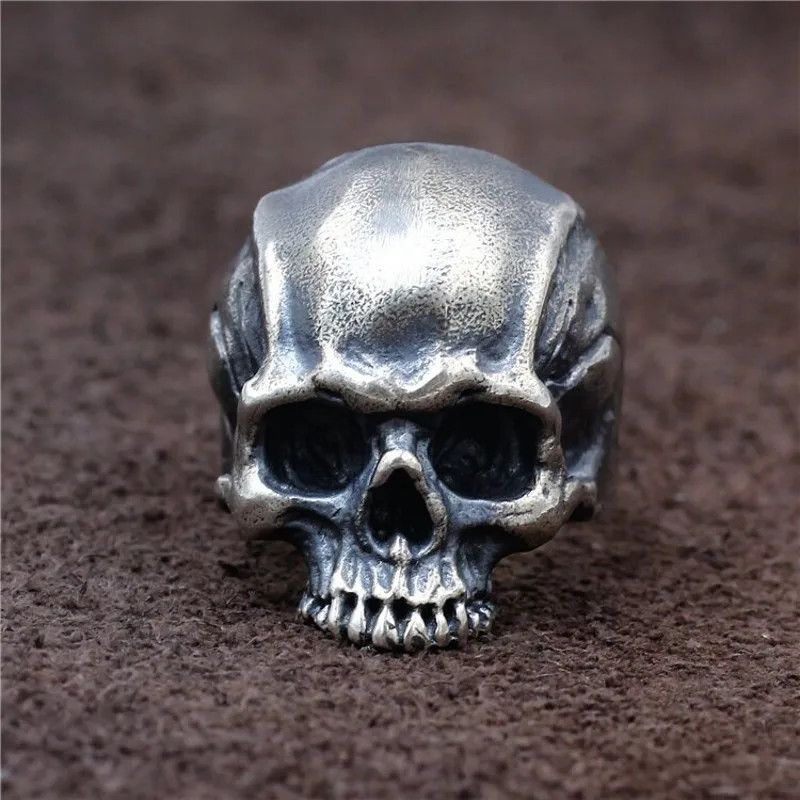 Jewelry Rock Skull Ring Size ONE SIZE - 6 Thumbnail
