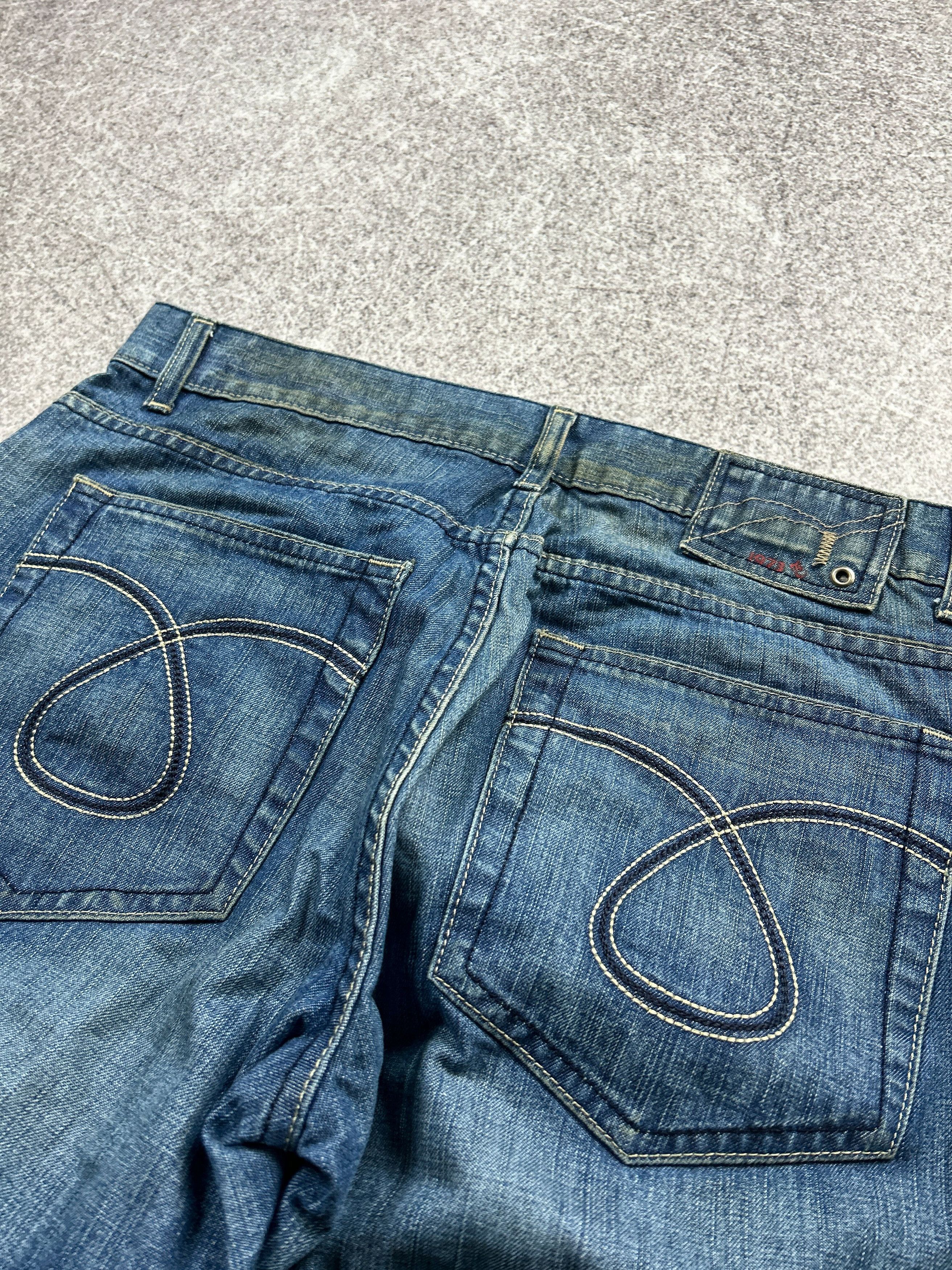 Vintage classic baggy balenciaga rick owens style jeans 90s y2k Size US 32 / EU 48 - 4 Thumbnail