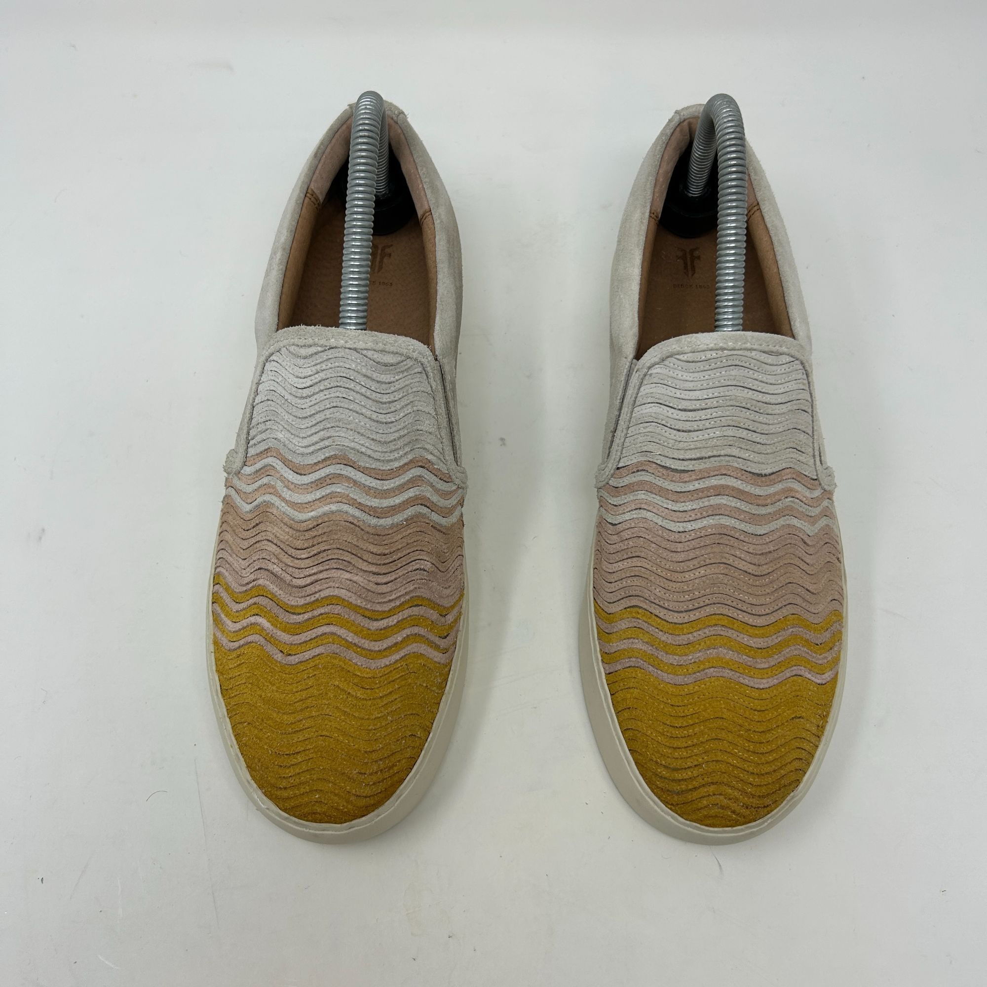 Frye Frye Women's Lena Wave Slip On Sneaker suede Textured Slip-O Size US 8 / IT 38 - 5 Thumbnail