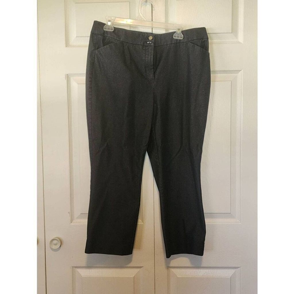 Chicos Chico's Denim Cropped Jeans Size 30" / US 8 / IT 44 - 2 Thumbnail