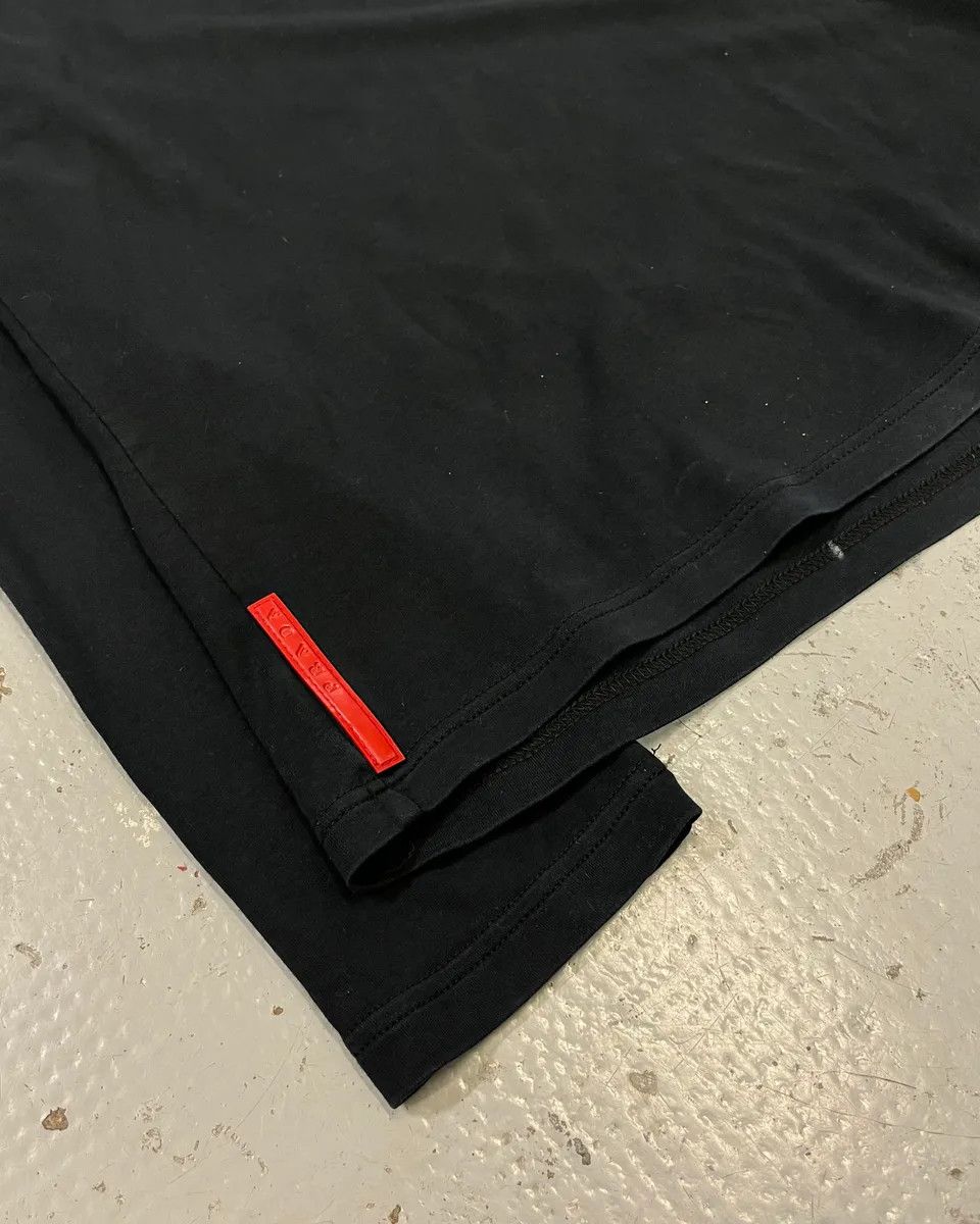 Prada SS2008 Prada Black Linea Rossa Longsleeve Polo Size US M / EU 48-50 / 2 - 7 Thumbnail