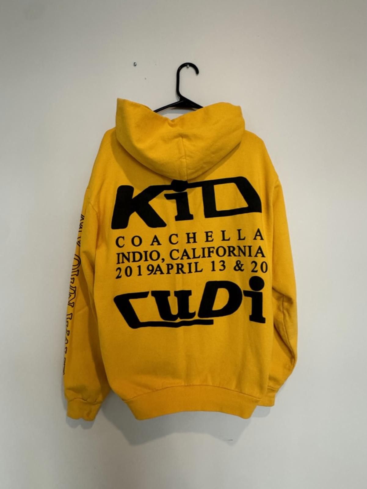 Kid Cudi Kid Cudi CPFM Coachella 2019 Yellow Graphic Hoodie Size US L / EU 52-54 / 3 - 3 Thumbnail