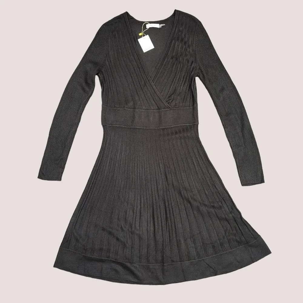 Calvin Klein Calvin Klein Black Crochet Dress-Fashionella Size M / US 6-8 / IT 42-44 - 3 Thumbnail