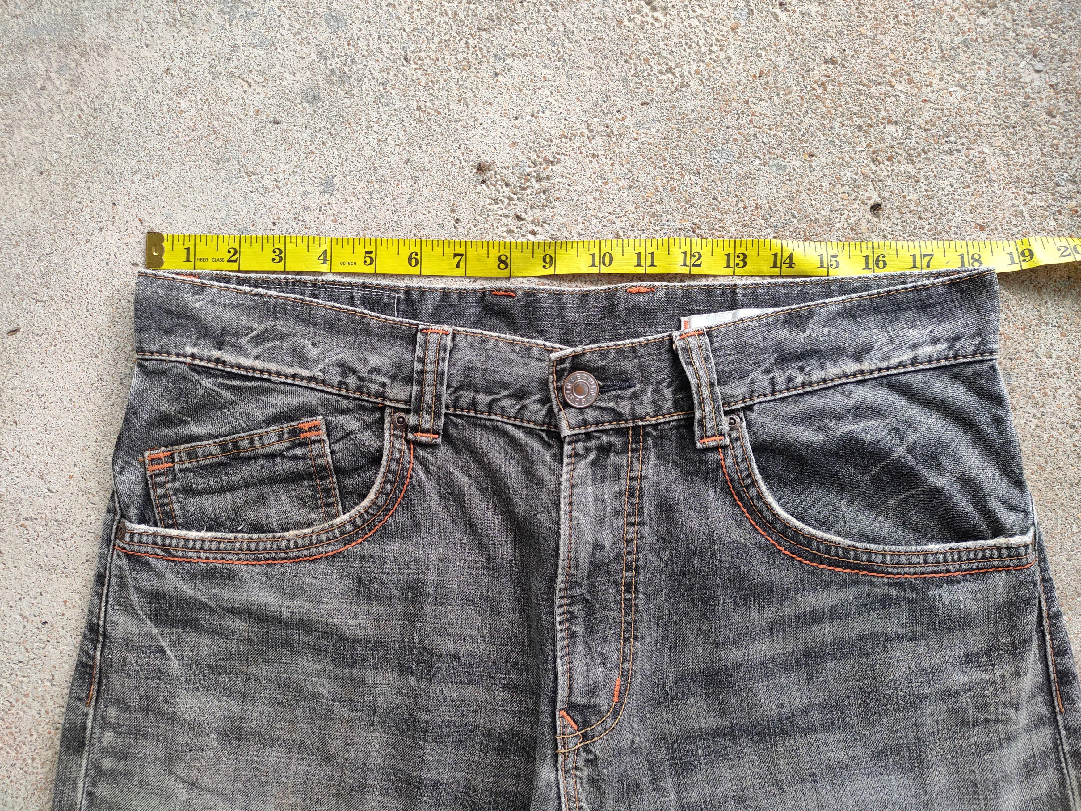 Edwin VINTAGE EDWIN 404 FADED BLACK RIPPED JEANS DENIM PANTS Size US 36 / EU 52 - 7 Thumbnail