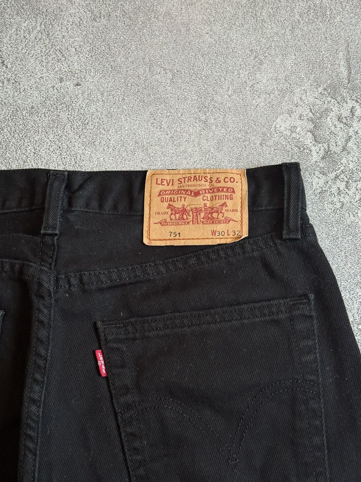 Levi's Vintage Clothing Levi’s 751 30/32 denim pants trousers jeans 👖 vintage 90s Size US 30 / EU 46 - 4 Thumbnail