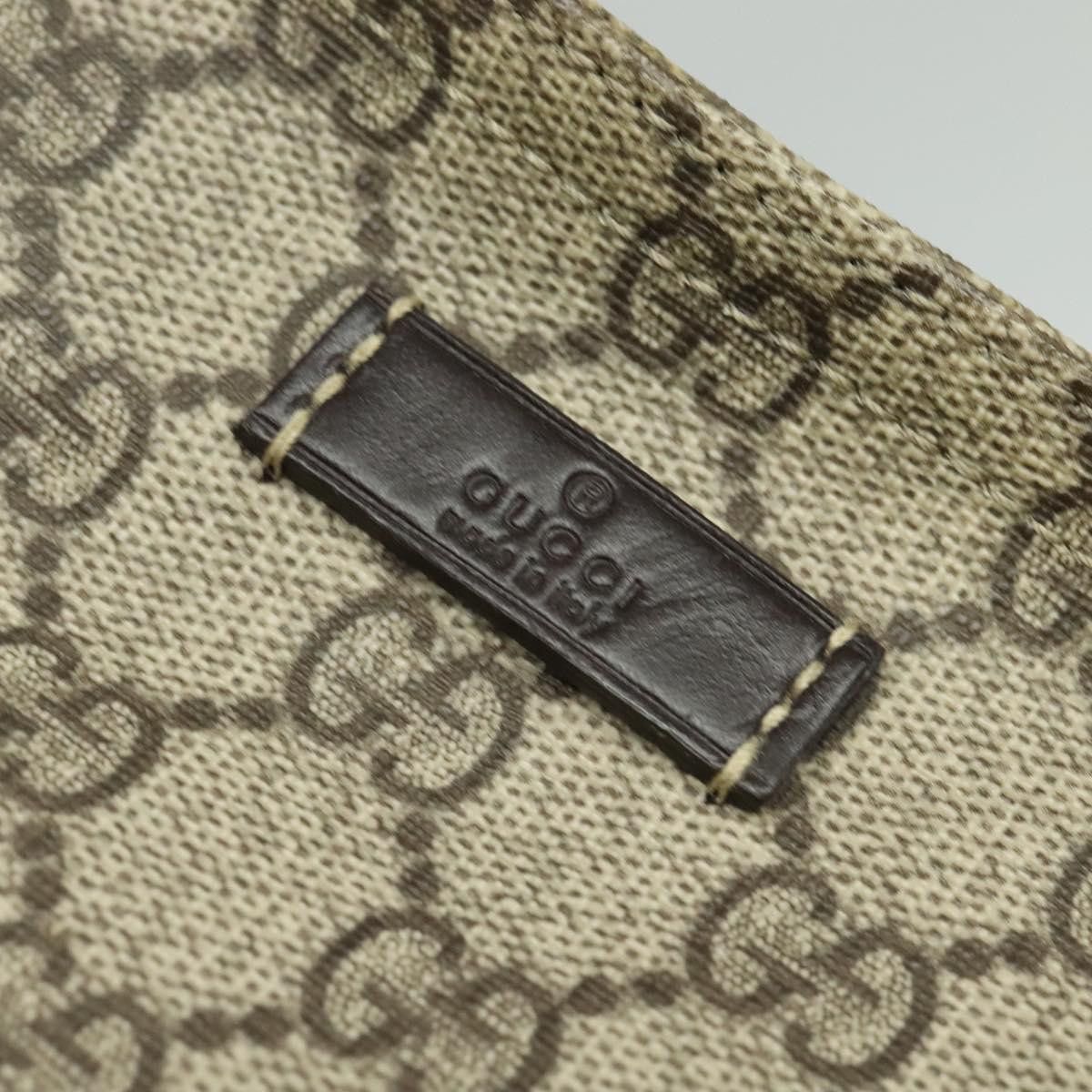 Gucci GUCCI GG Supreme Shoulder Bag Pvc Beige Gold Size ONE SIZE - 14 Thumbnail