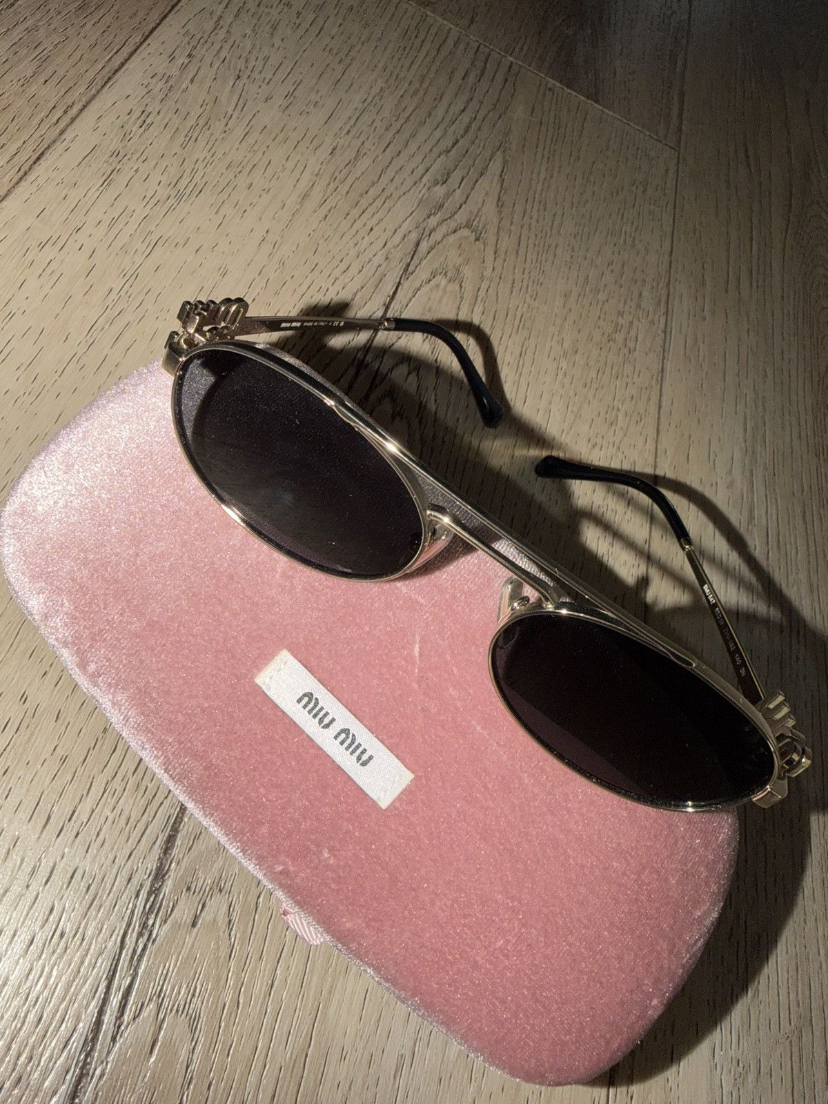 Miu Miu Miu Miu Sunglasses Size ONE SIZE - 3 Thumbnail