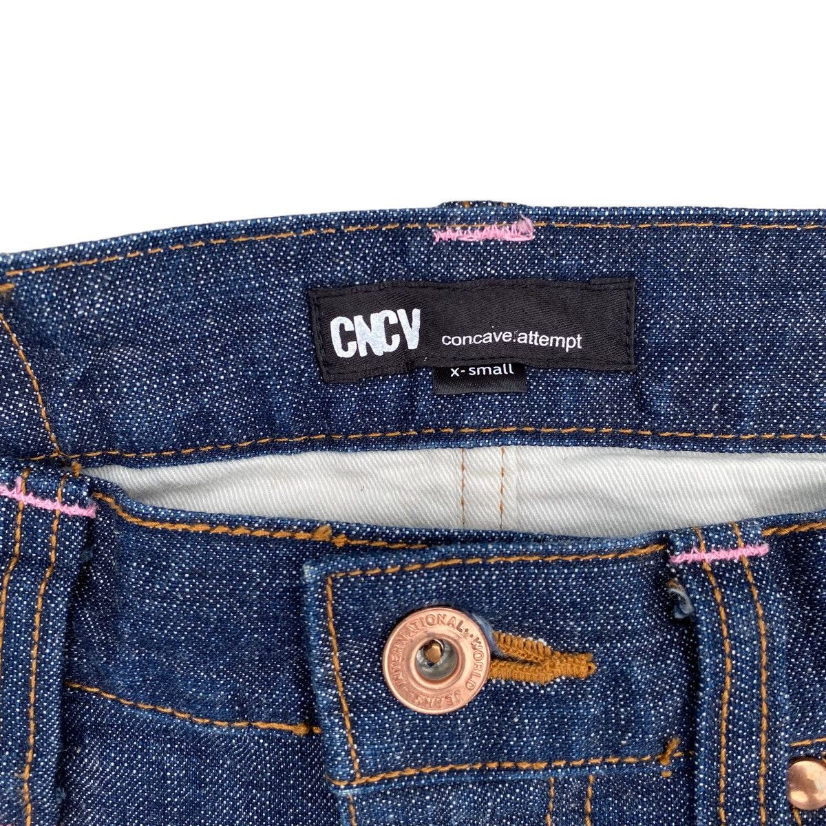 Japanese Brand Vintage CNCV Concave Attempt Japanese Denim Jeans Size US 32 / EU 48 - 18 Thumbnail