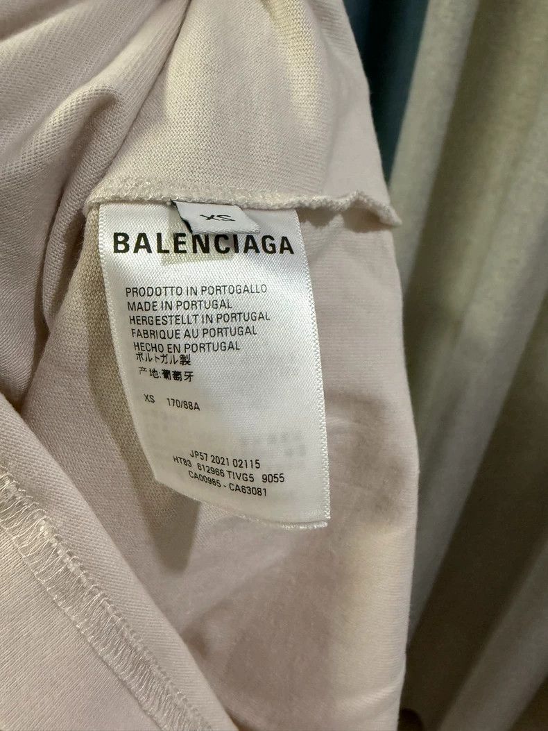Balenciaga Balenciaga Letter Logo Print Crew Neck Pullover Short Slee Size US XS / EU 42 / 0 - 4 Thumbnail