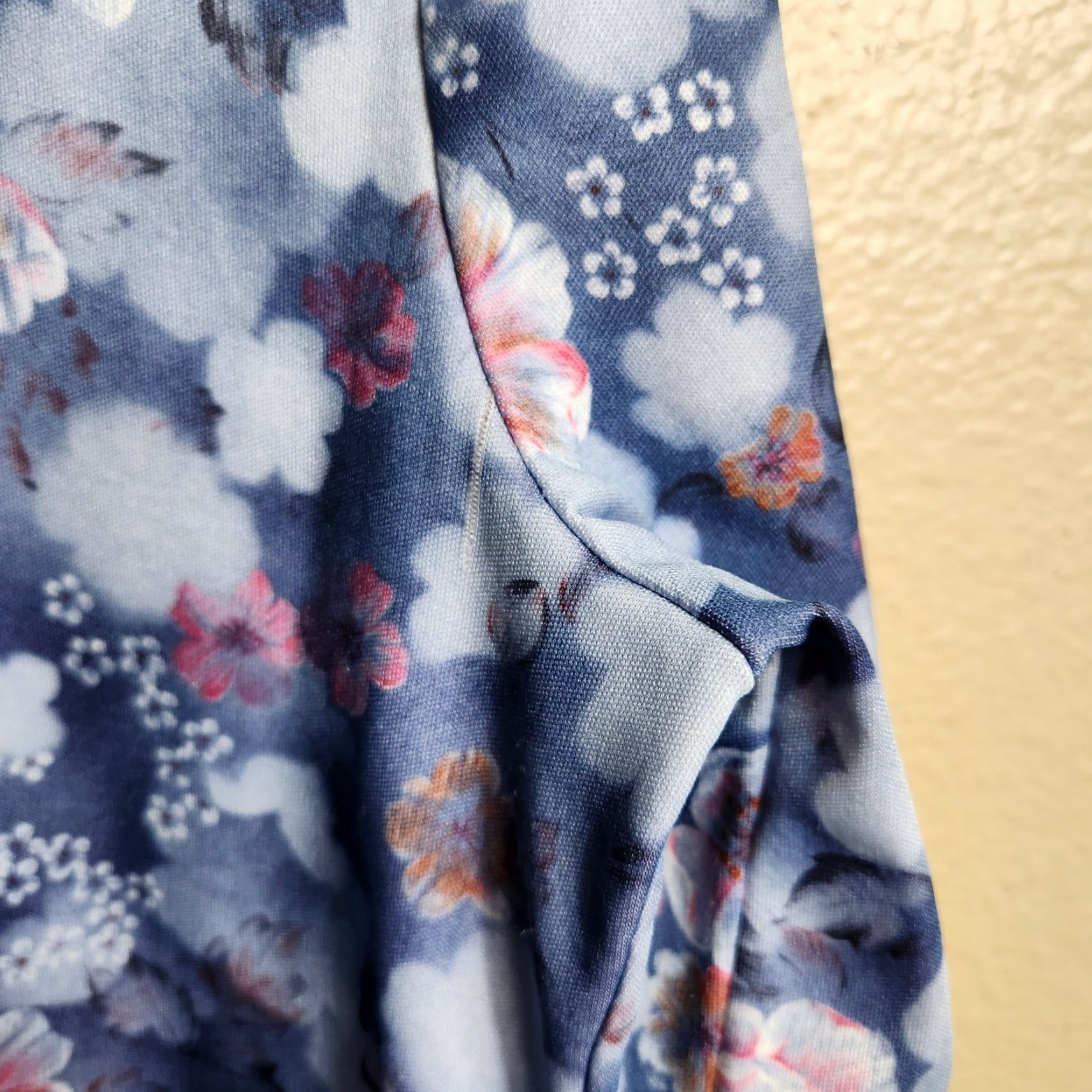 Sears Sears Womens Vintage 70s Blue Floral Buttonfront Shirt-Size 16 Shirt Womens 70s Blue Floral Secretary/Geek 16 Size XXL / US 16-18 / IT 52-54 - 6 Thumbnail