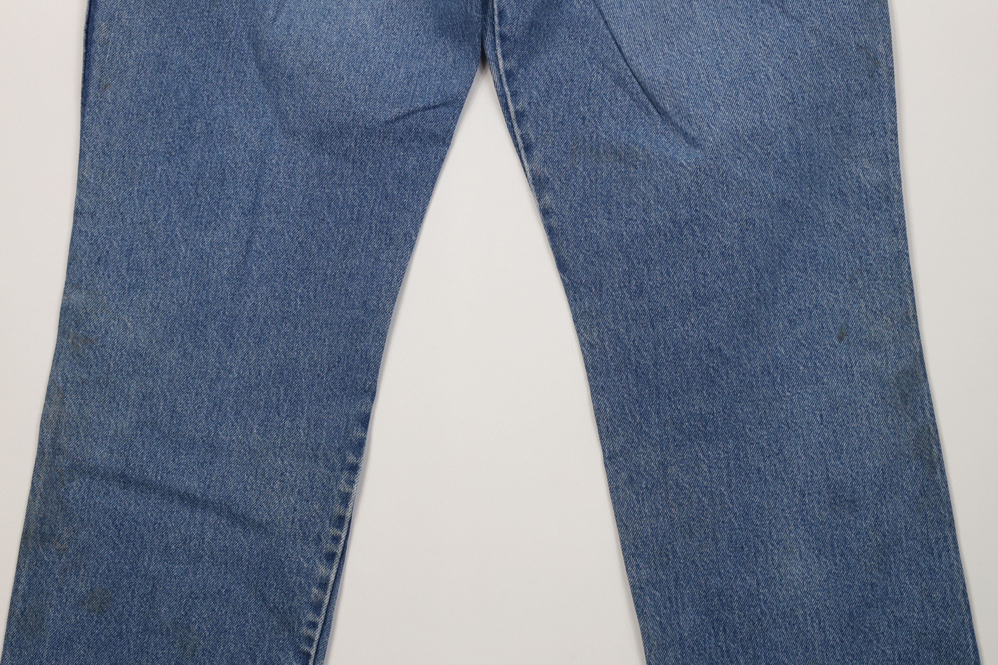 Vintage Vintage 70s Streetwear Straight Leg Denim Jeans Blue USA Size US 36 / EU 52 - 13 Thumbnail