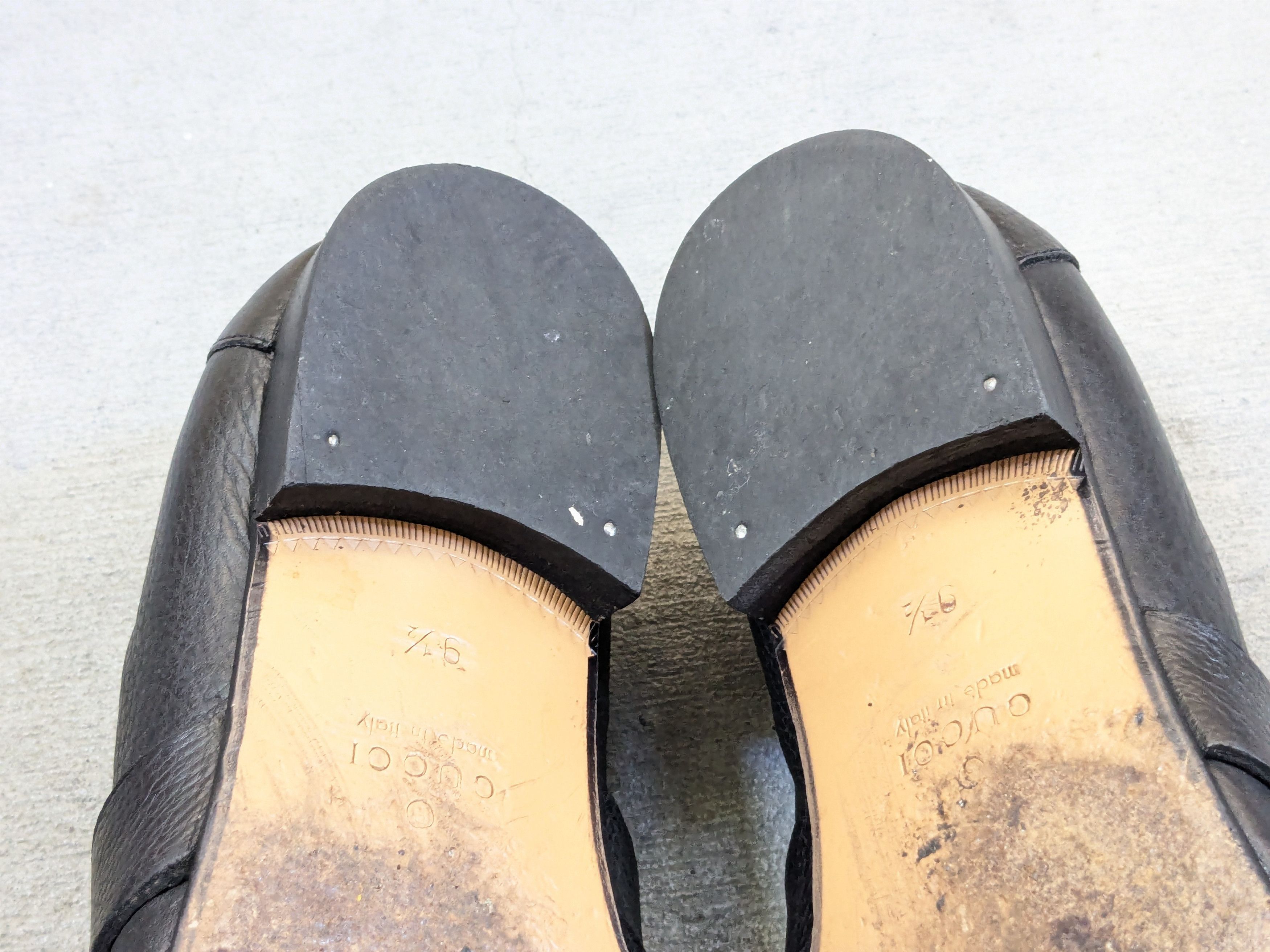 Gucci × Vintage Gucci Horsebit Loafers Black 10 Slip Ons Snaffle Leather Size US 10 / EU 43 - 19 Thumbnail
