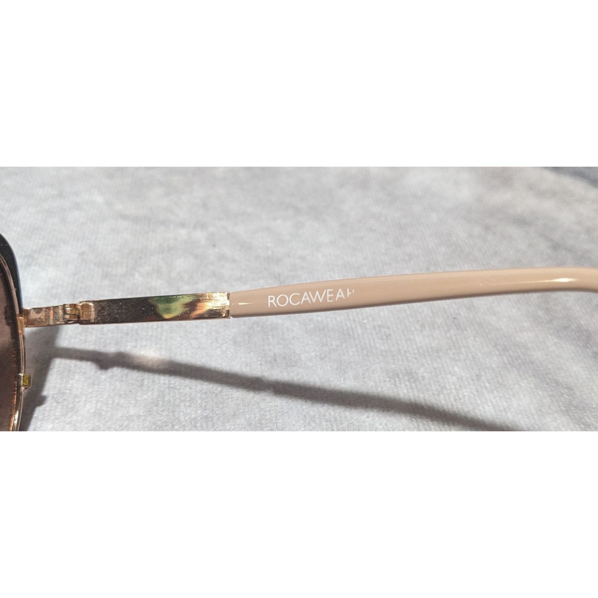 Rocawear Rocawear Pinkish Biege Oversized Sunglasses Size ONE SIZE - 6 Thumbnail