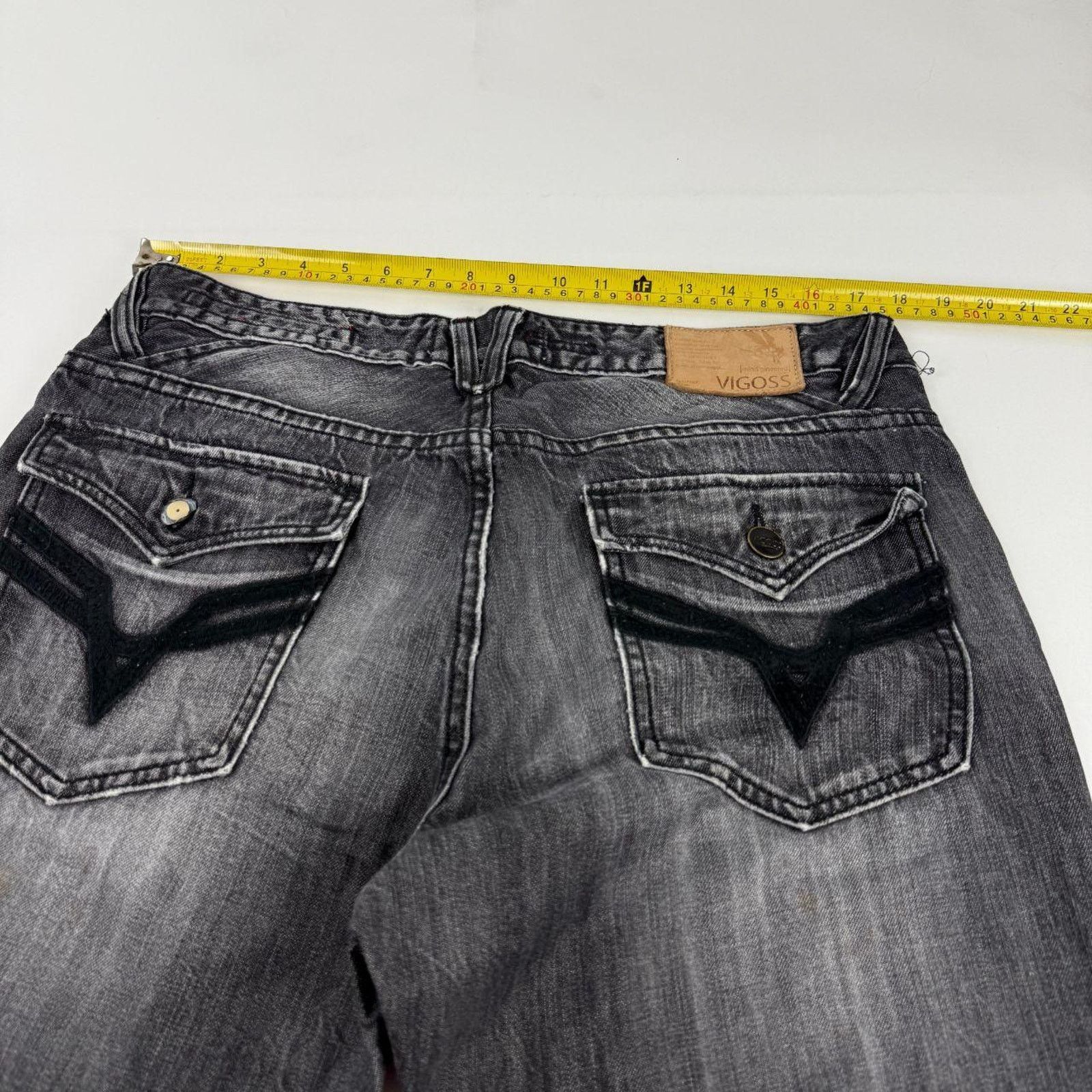 Vintage grunge faded y2k archive baggy wide leg rare jeans