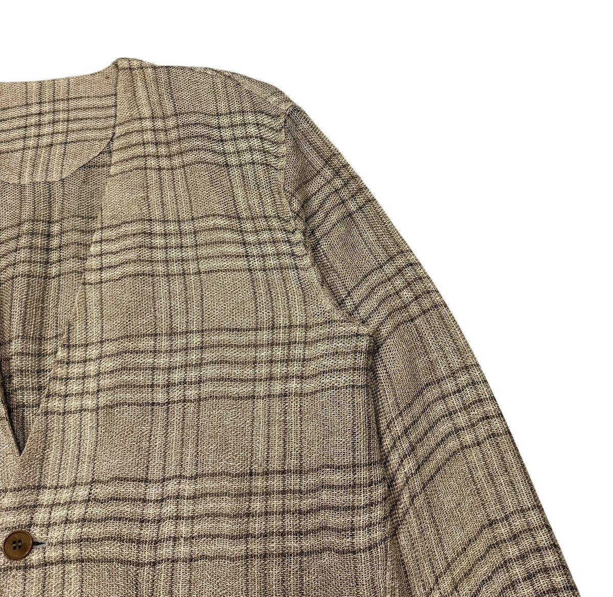 Bajra Vintage Bajra Checkered Cardigan Oversize Style Jacket Size US XL / EU 56 / 4 - 2 Thumbnail