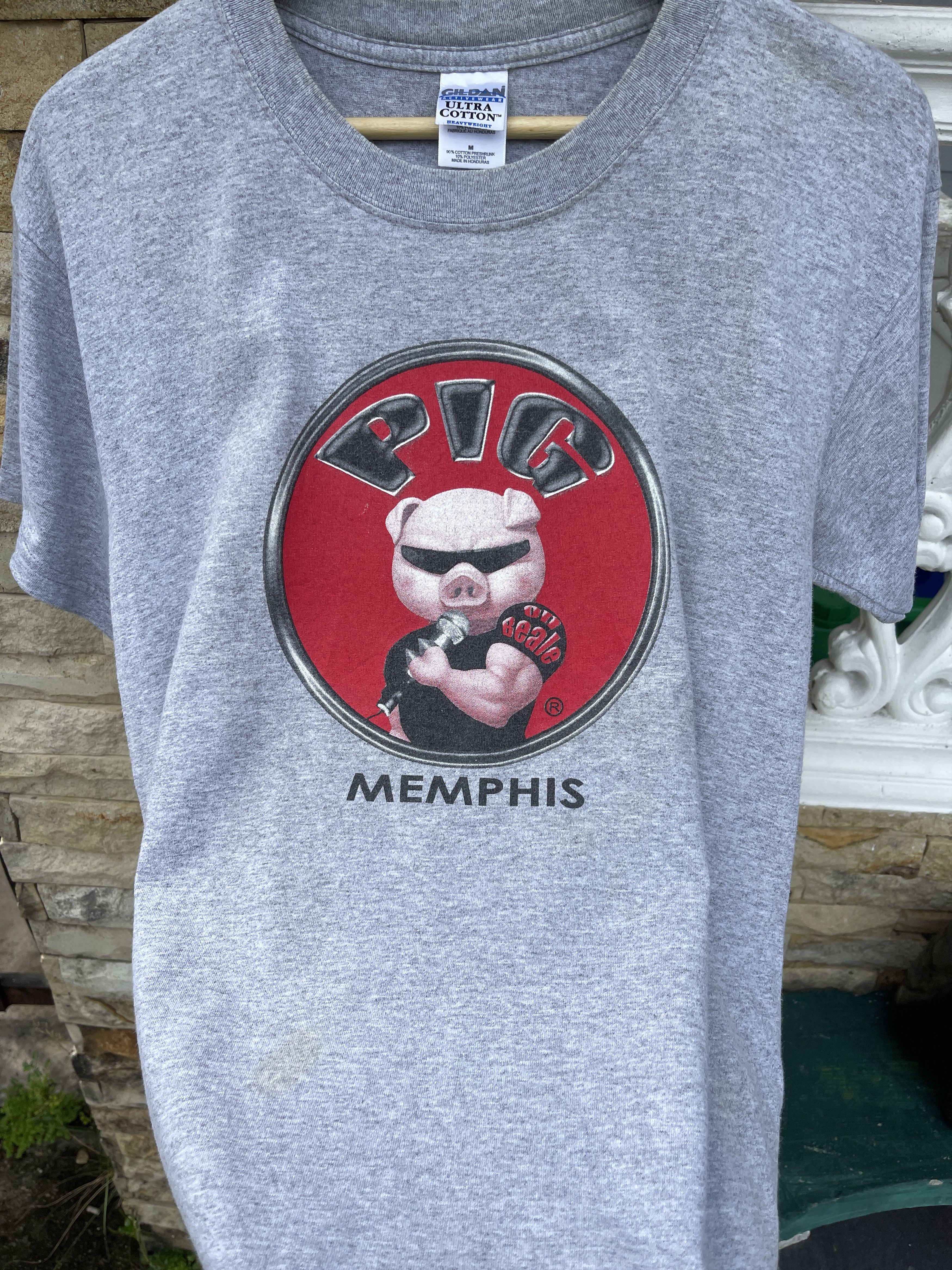 Vintage Last Drop🔥Rare🔥Vtg Humor PIG Pork With An Attitude T-Shirt Size US M / EU 48-50 / 2 - 7 Thumbnail