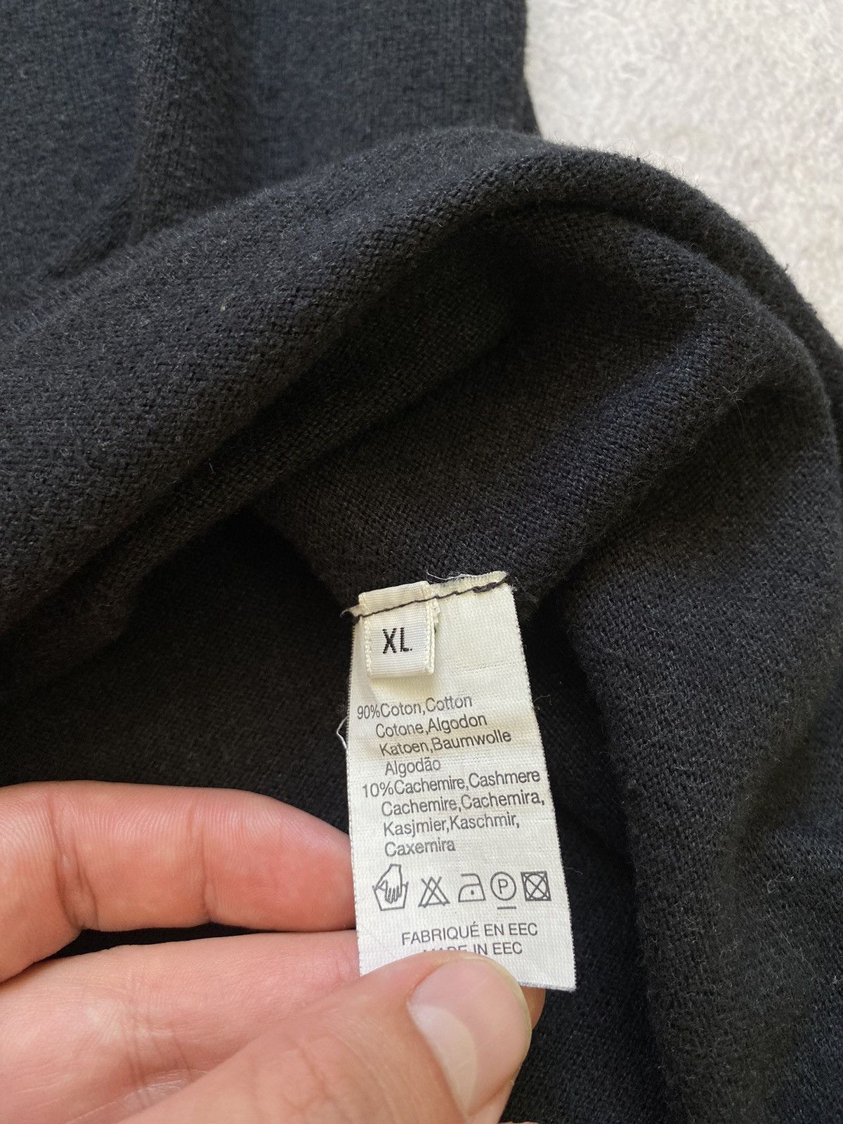 hannes roether Hannes Roether Black Avant Garde Long Sleeve Sweater Size XL Size XL / US 12-14 / IT 48-50 - 13 Thumbnail