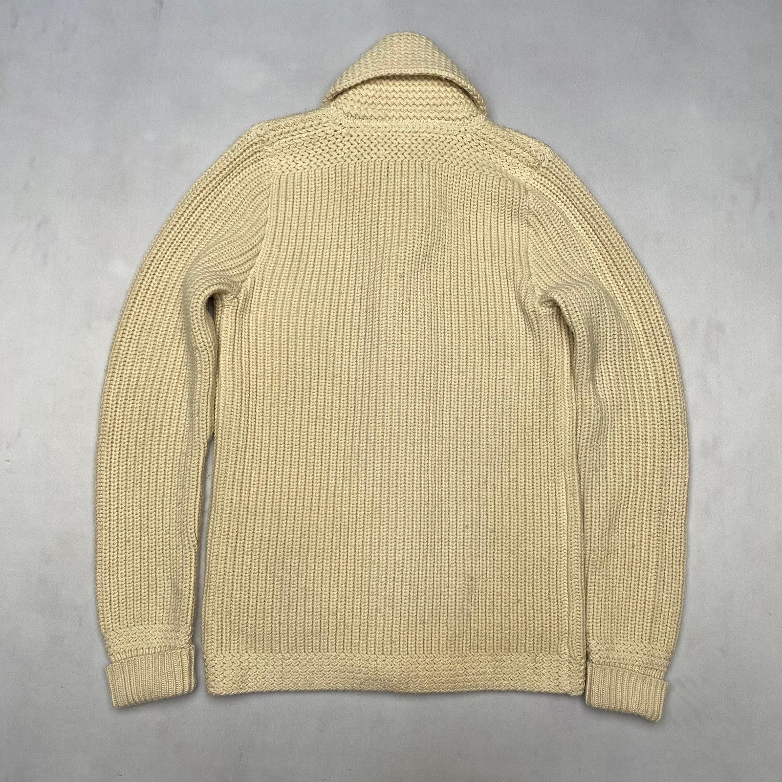 RRL Ralph Lauren RRL Double RL Wool Shawl Collar Chunky Knit Cardigan XS Size US XS / EU 42 / 0 - 3 Thumbnail