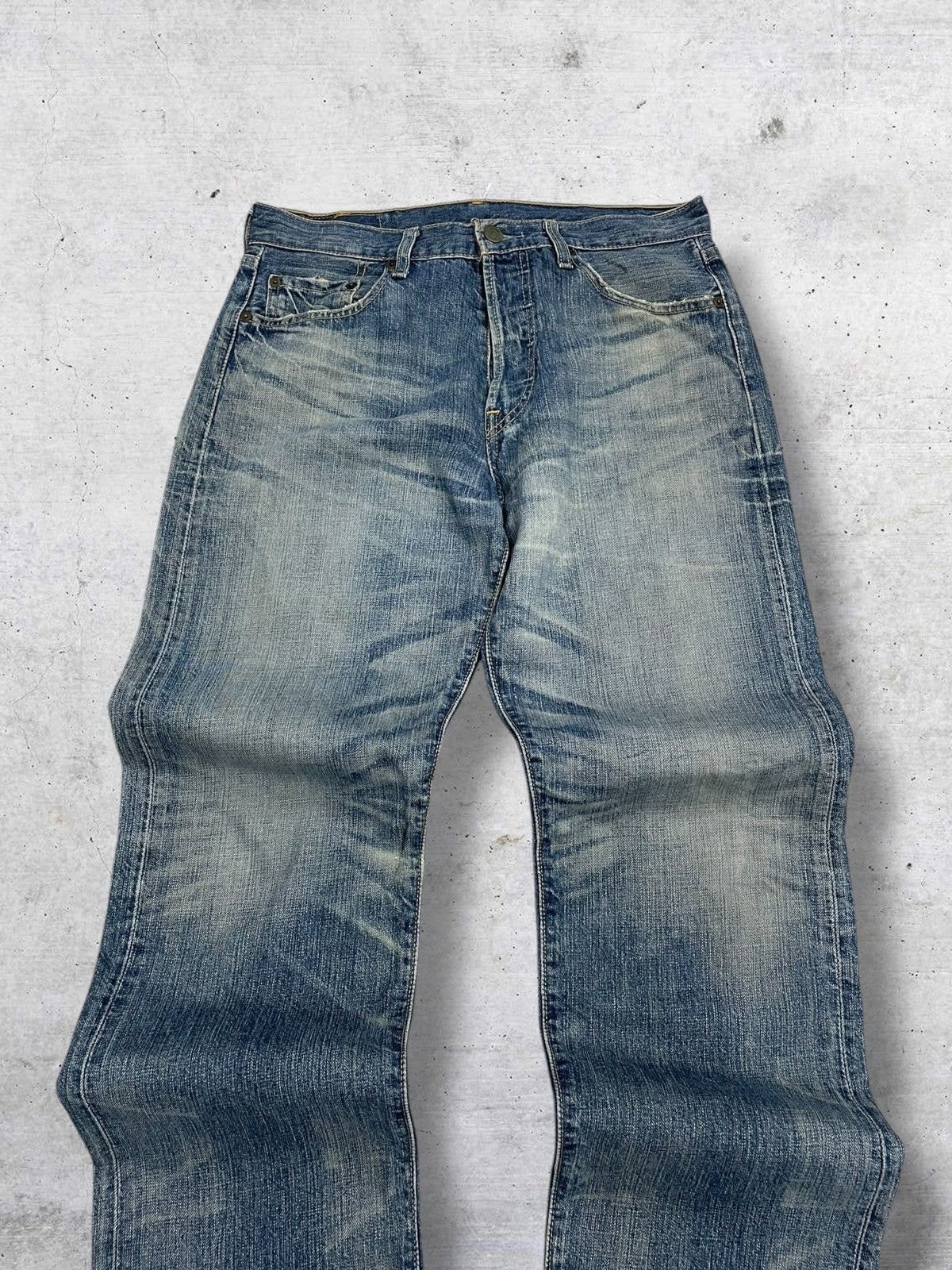 Levi's Vintage Clothing VINTAGE 501 LEVIS USA DESIGNER 90S OG DISTRESSED MUD STYLE Size US 30 / EU 46 - 4 Thumbnail