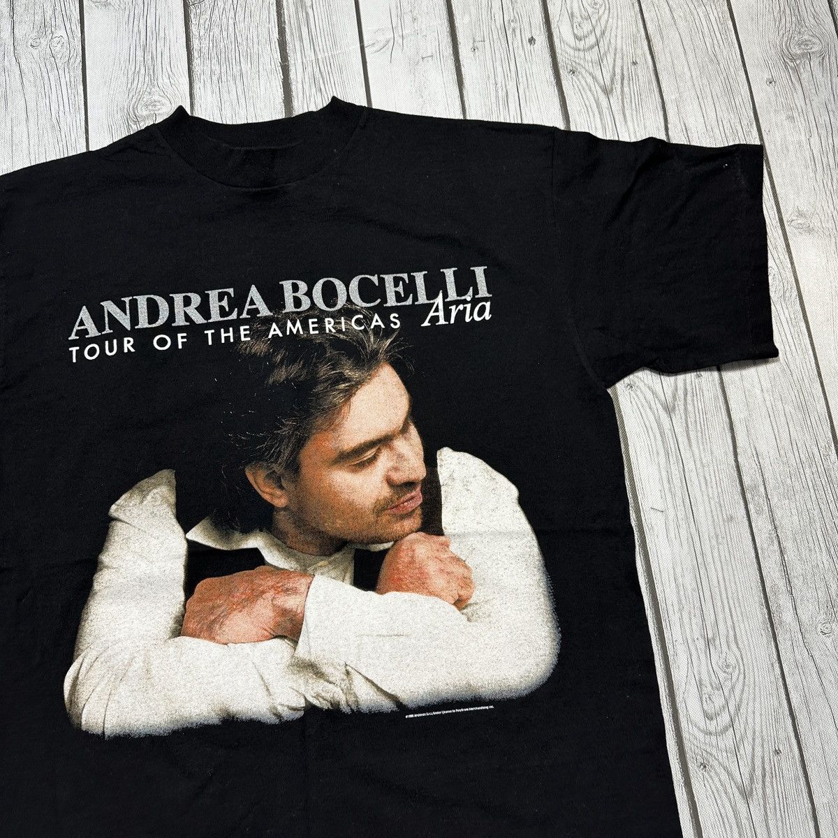 Band Tees Vintage Andrea Bocelli tee Size US L / EU 52-54 / 3 - 3 Thumbnail
