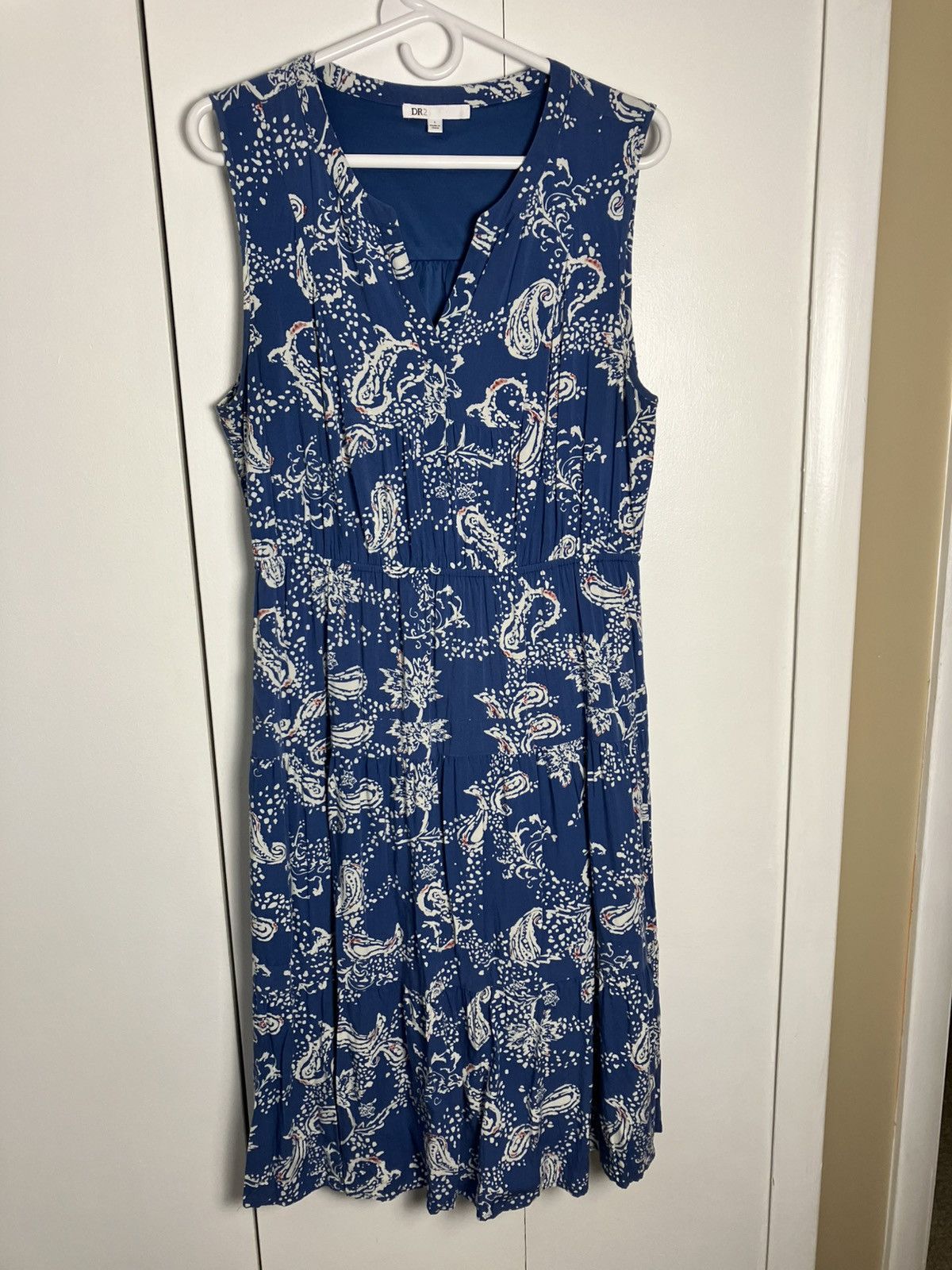 Other DR2 Sleeveless Midi Pleated Floral Dress Size L / US 10 / IT 46 - 1 Thumbnail
