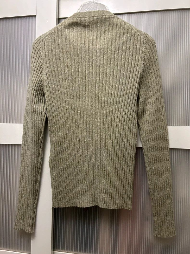 Loro Piana LORO PIANA Gray green cashmere zip sweater Size M / US 6-8 / IT 42-44 - 3 Thumbnail