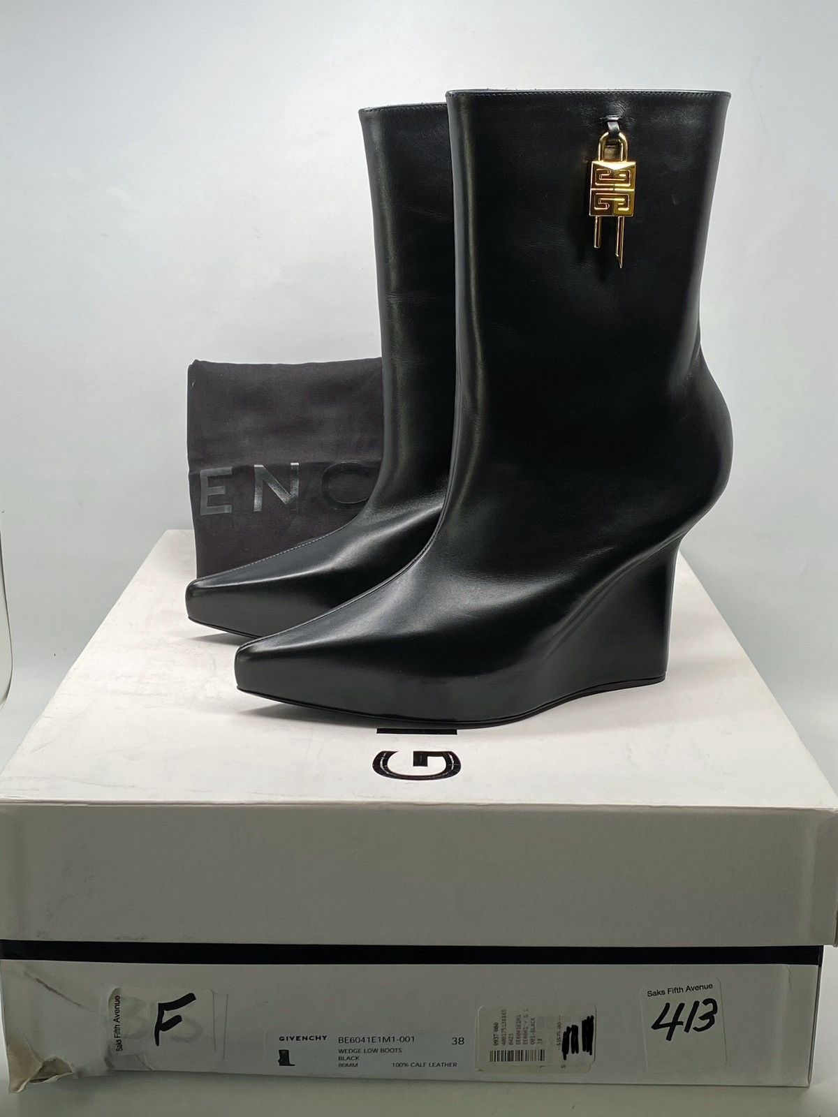 Givenchy Givenchy G-Lock Ankle Boots in Leather size 38 Size US 8 / IT 38 - 15 Thumbnail