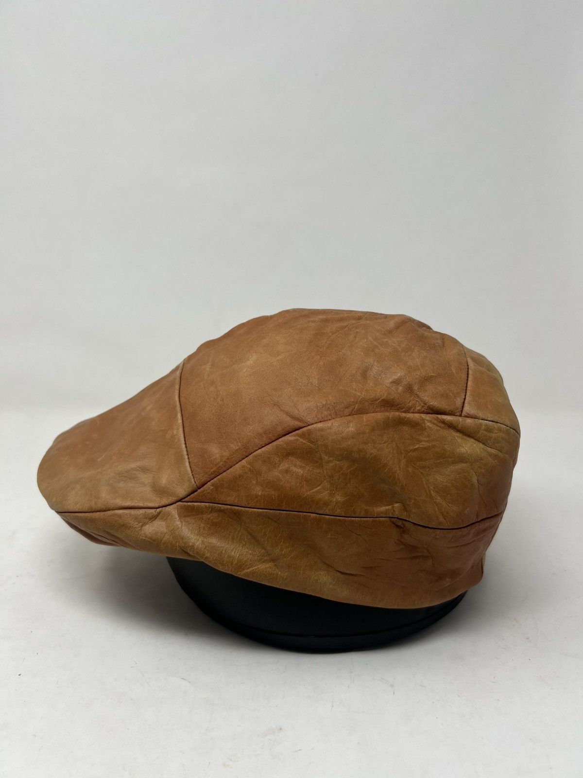 CA4LA CA4LA Leather Baretta Flat Hat Size 26 - 2 Thumbnail