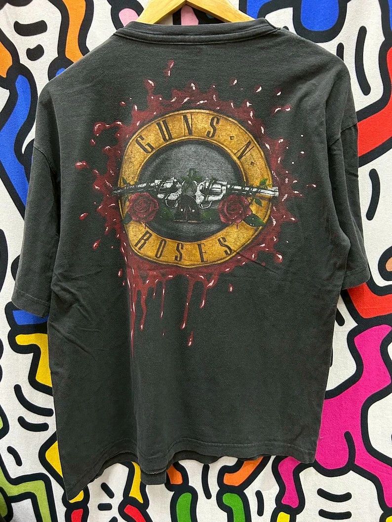 Guns N' Roses Vintage 90s Guns n Roses Euro tshirt size L Size US L / EU 52-54 / 3 - 3 Thumbnail